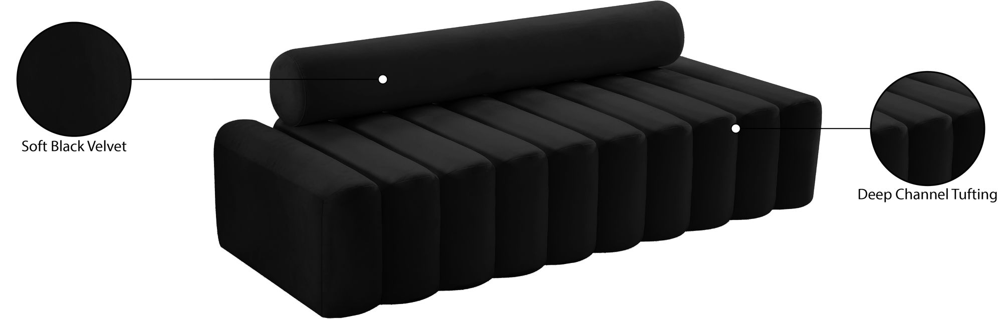 Melody Velvet Sofa