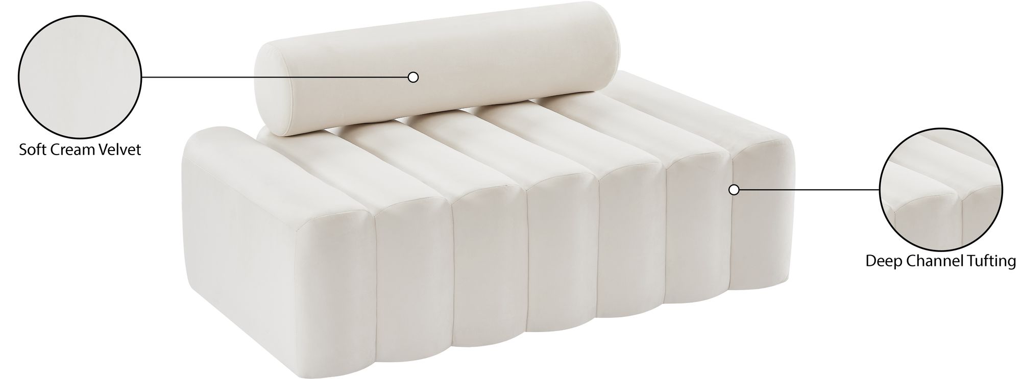Melody Velvet Loveseat