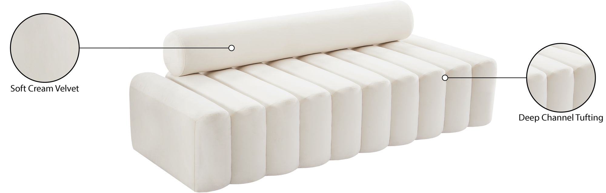 Melody Velvet Sofa