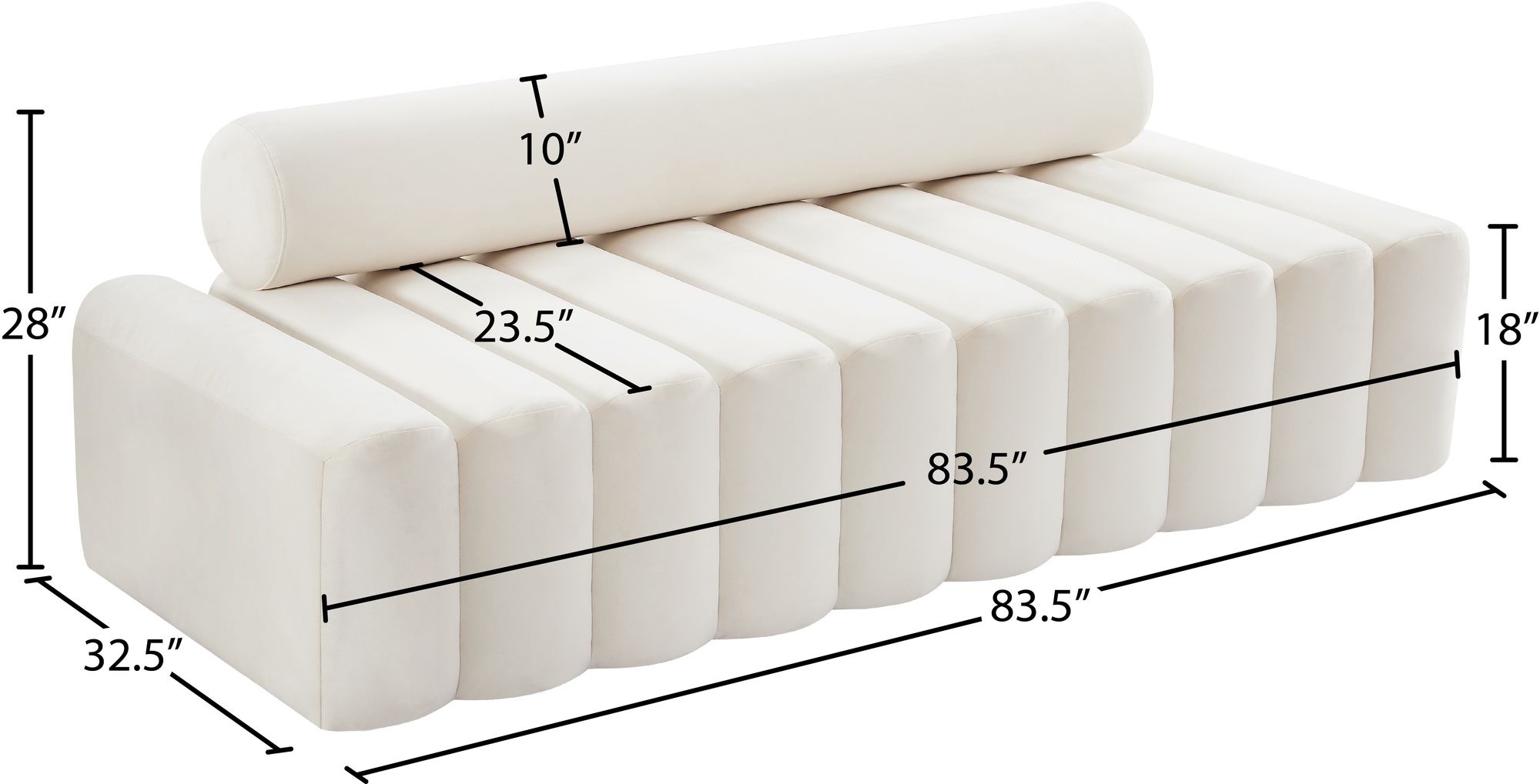 Melody Velvet Sofa