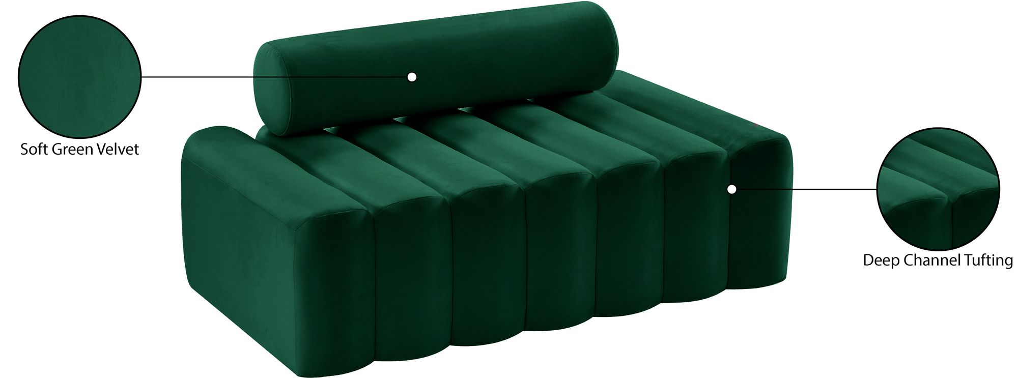 Melody Velvet Loveseat
