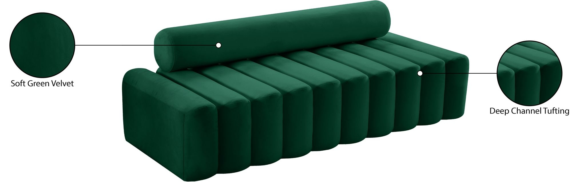 Melody Velvet Sofa
