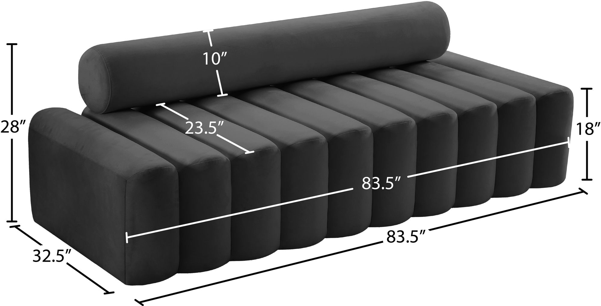 Melody Velvet Sofa