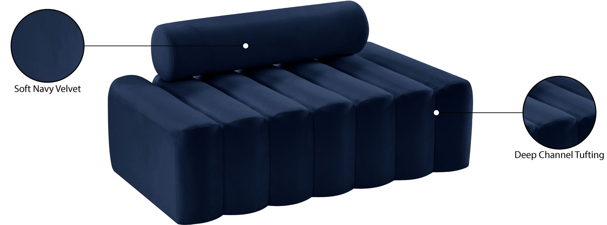 Melody Velvet Loveseat