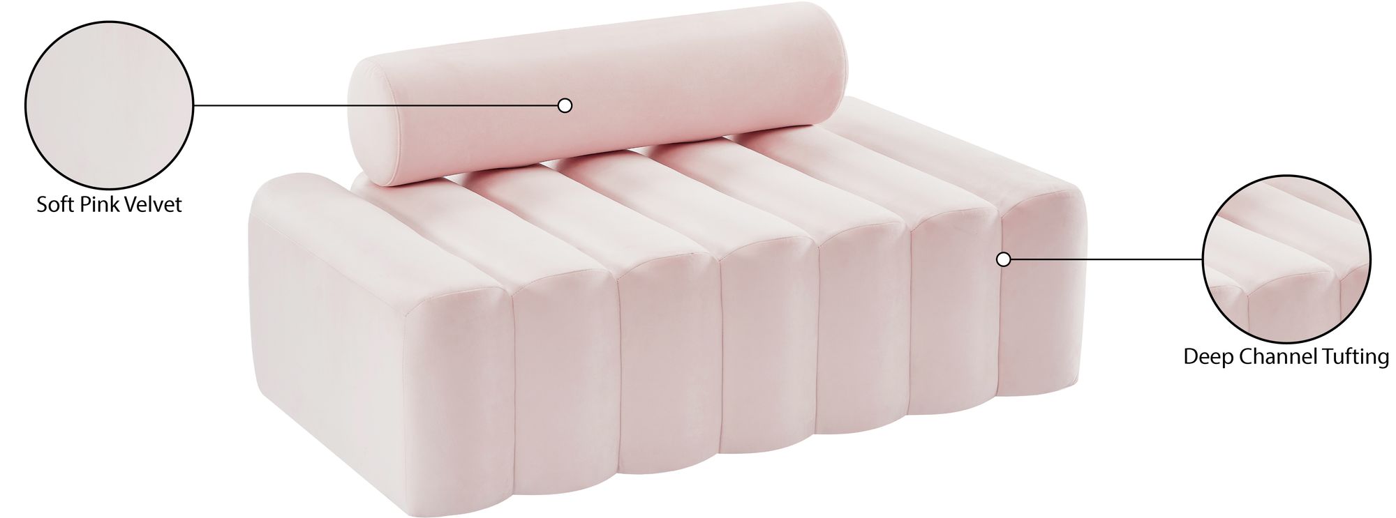 Melody Velvet Loveseat