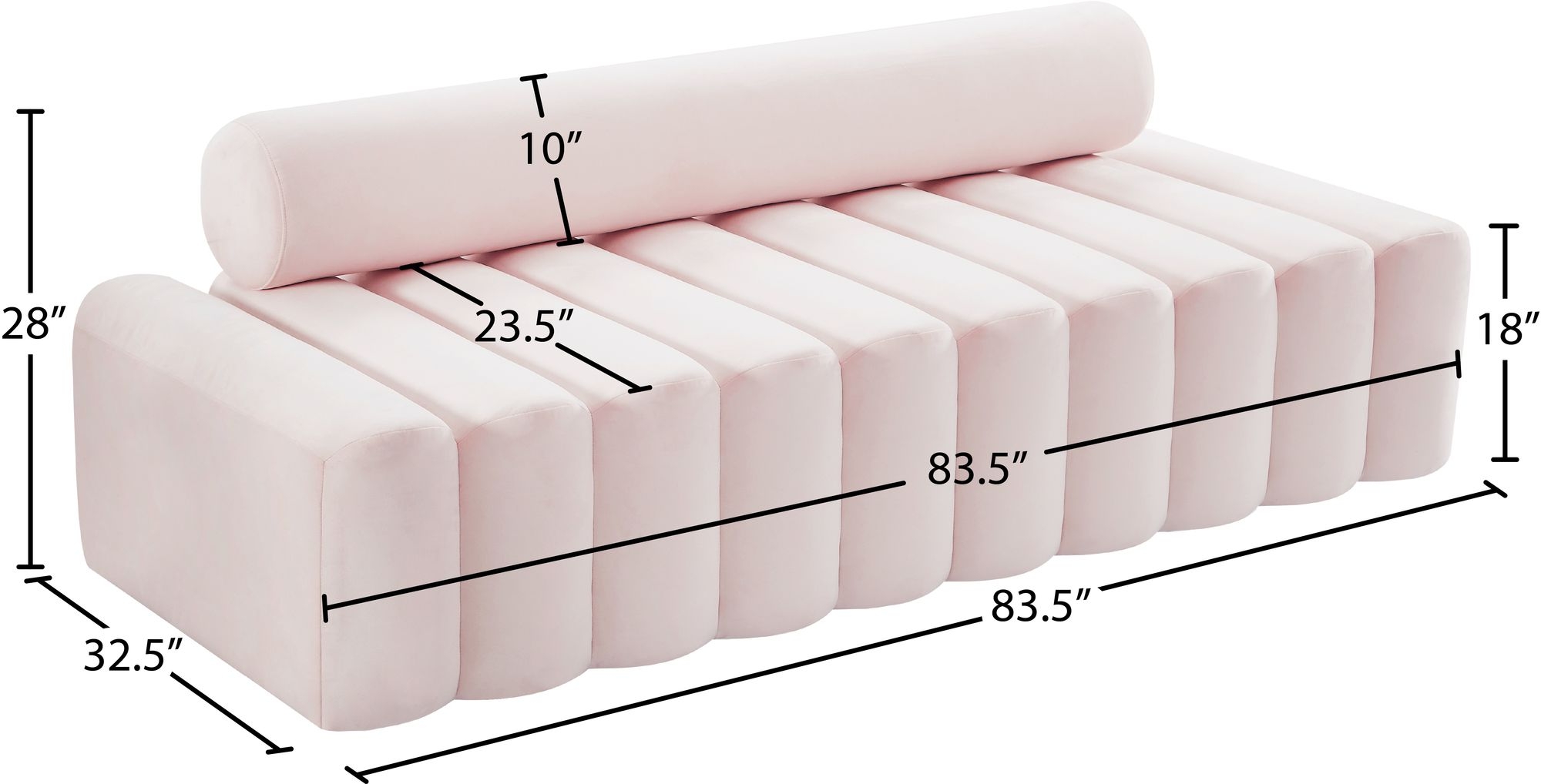 Melody Velvet Sofa