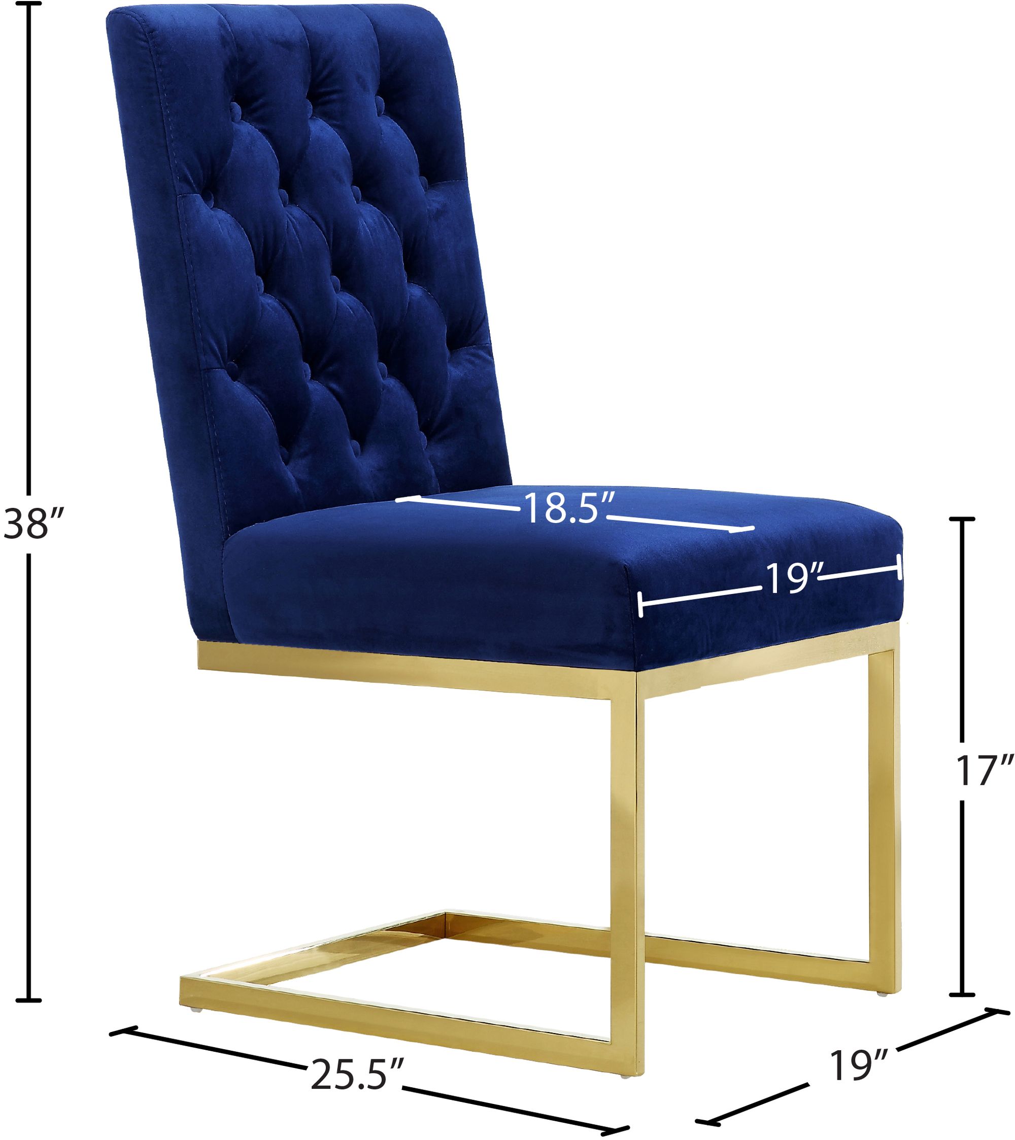 Cameron Velvet Dining Chair