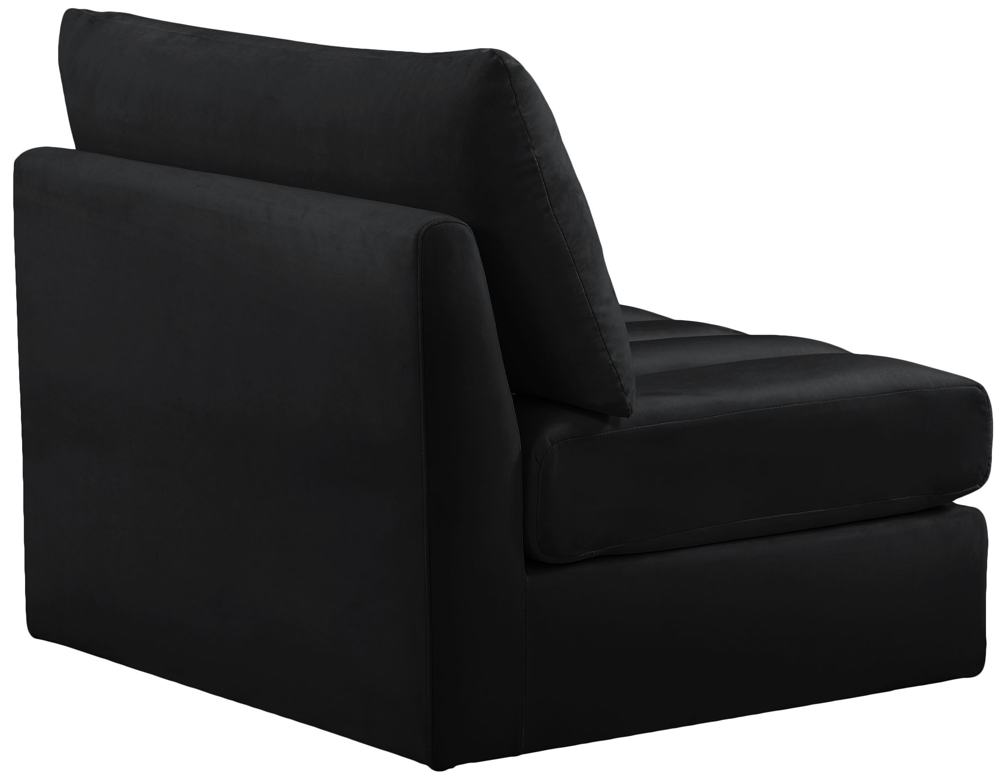 Jacob Velvet Modular Armless Chair