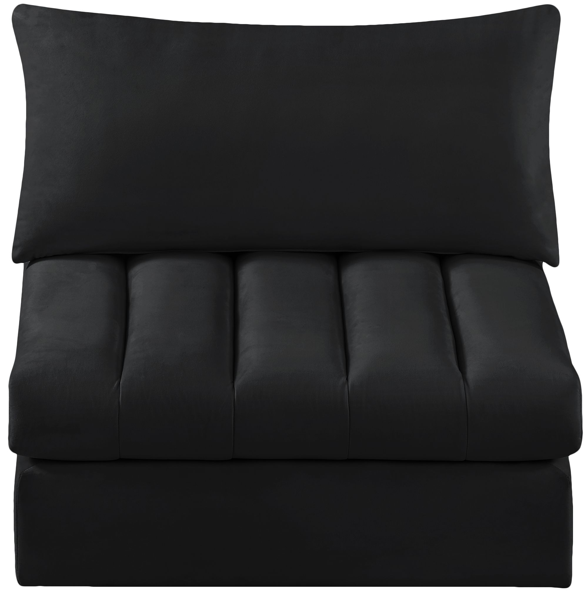 Jacob Velvet Modular Armless Chair