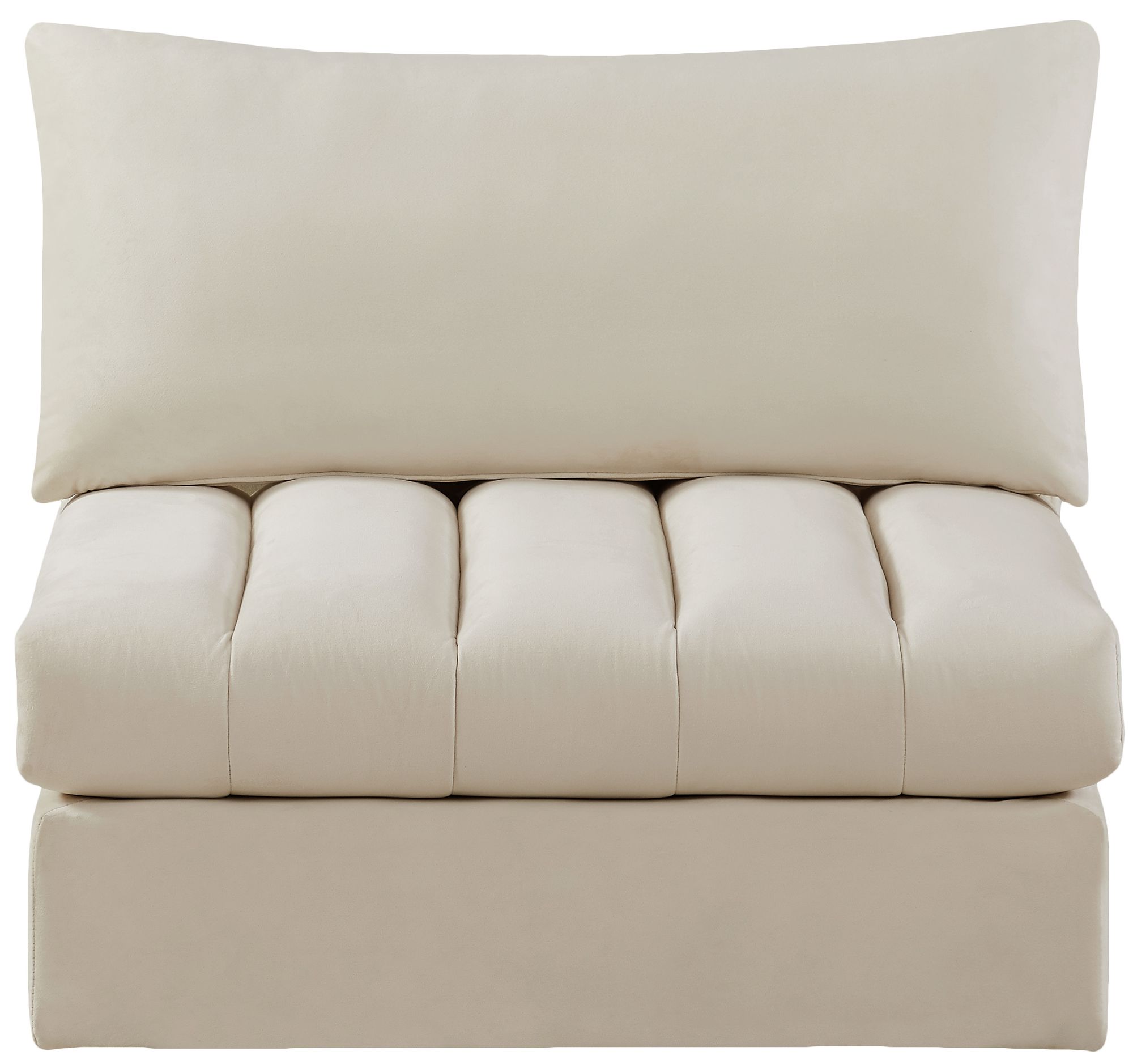 Jacob Velvet Modular Armless Chair