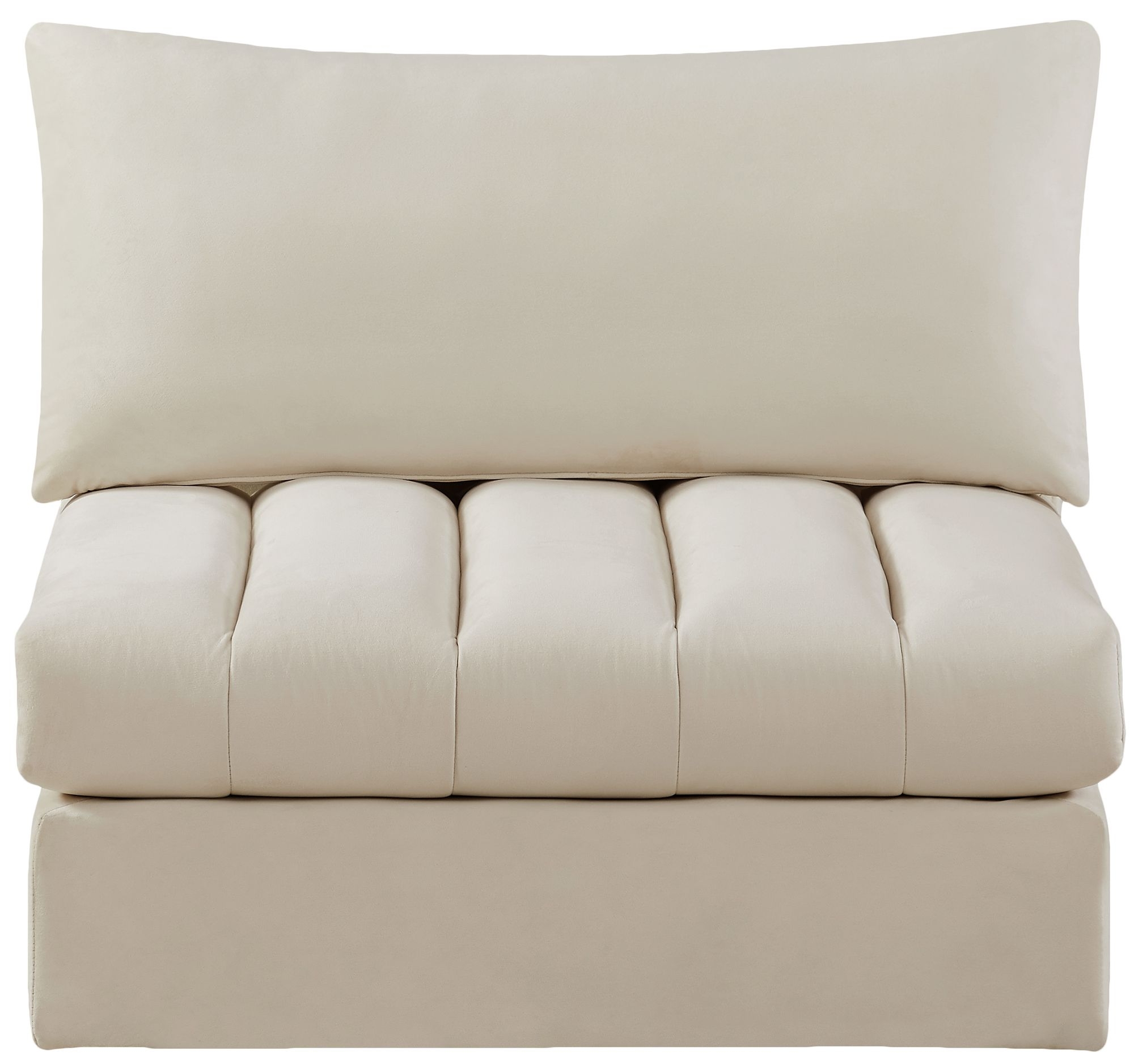 Jacob Velvet Modular Armless Chair
