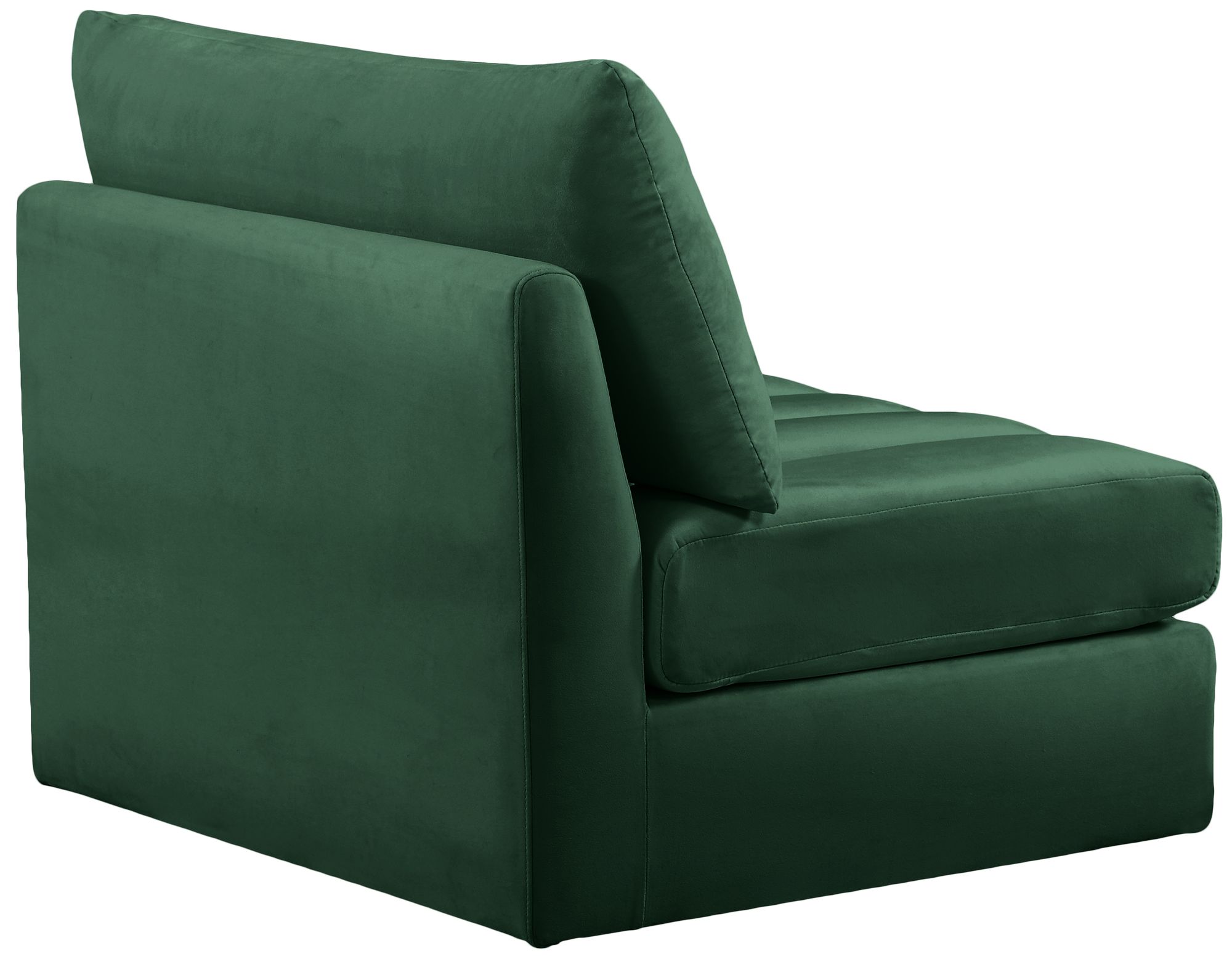 Jacob Velvet Modular Armless Chair