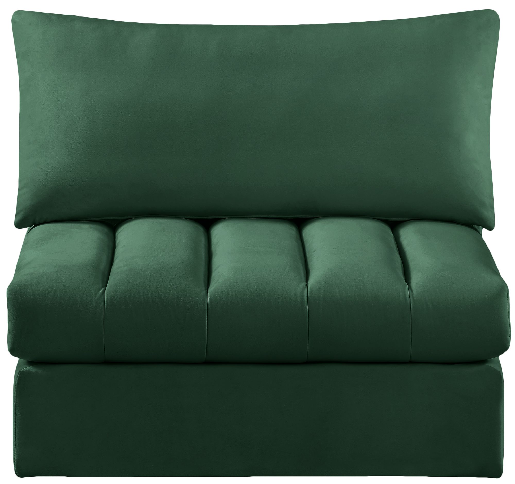 Jacob Velvet Modular Armless Chair
