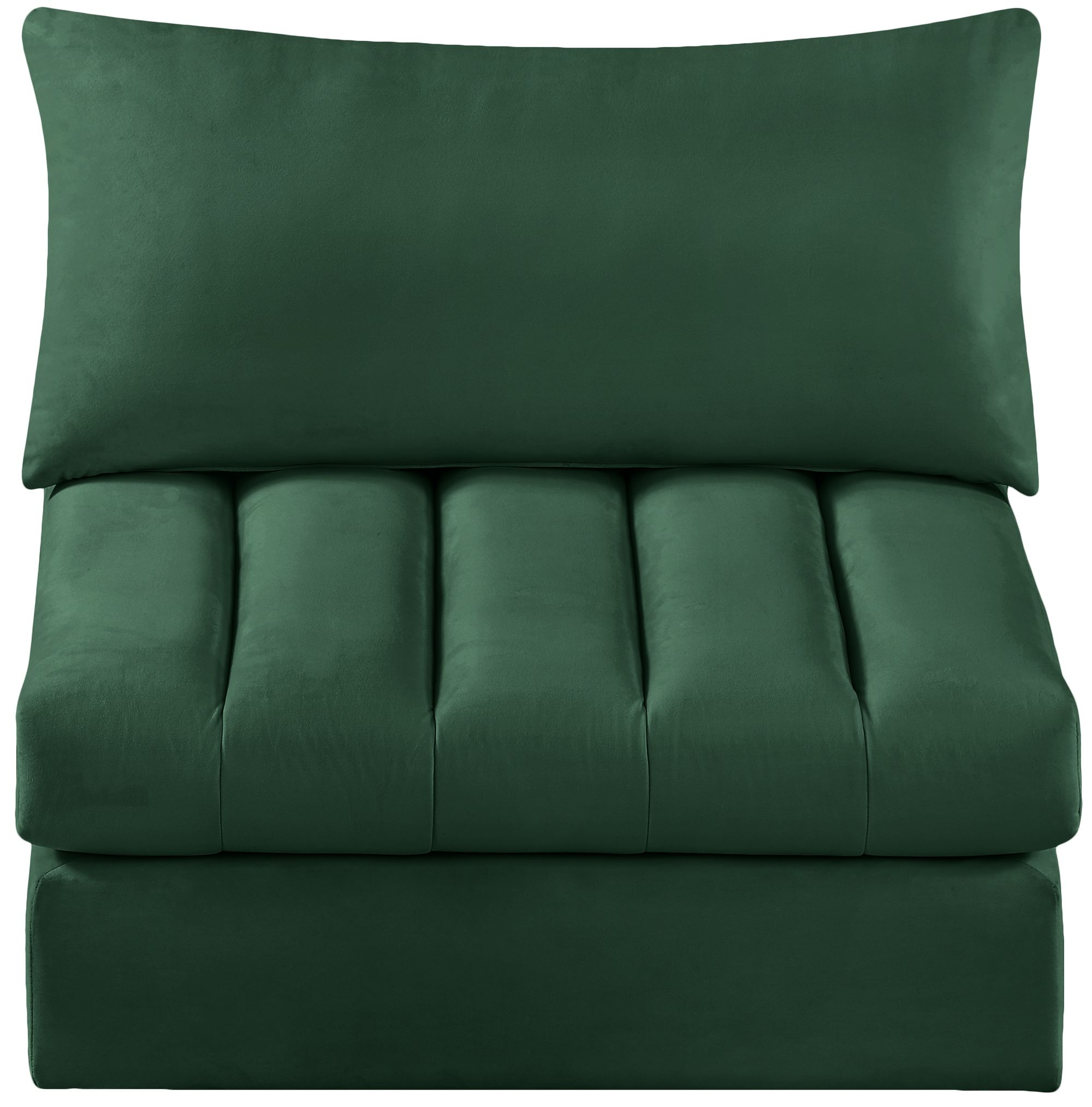 Jacob Velvet Modular Armless Chair