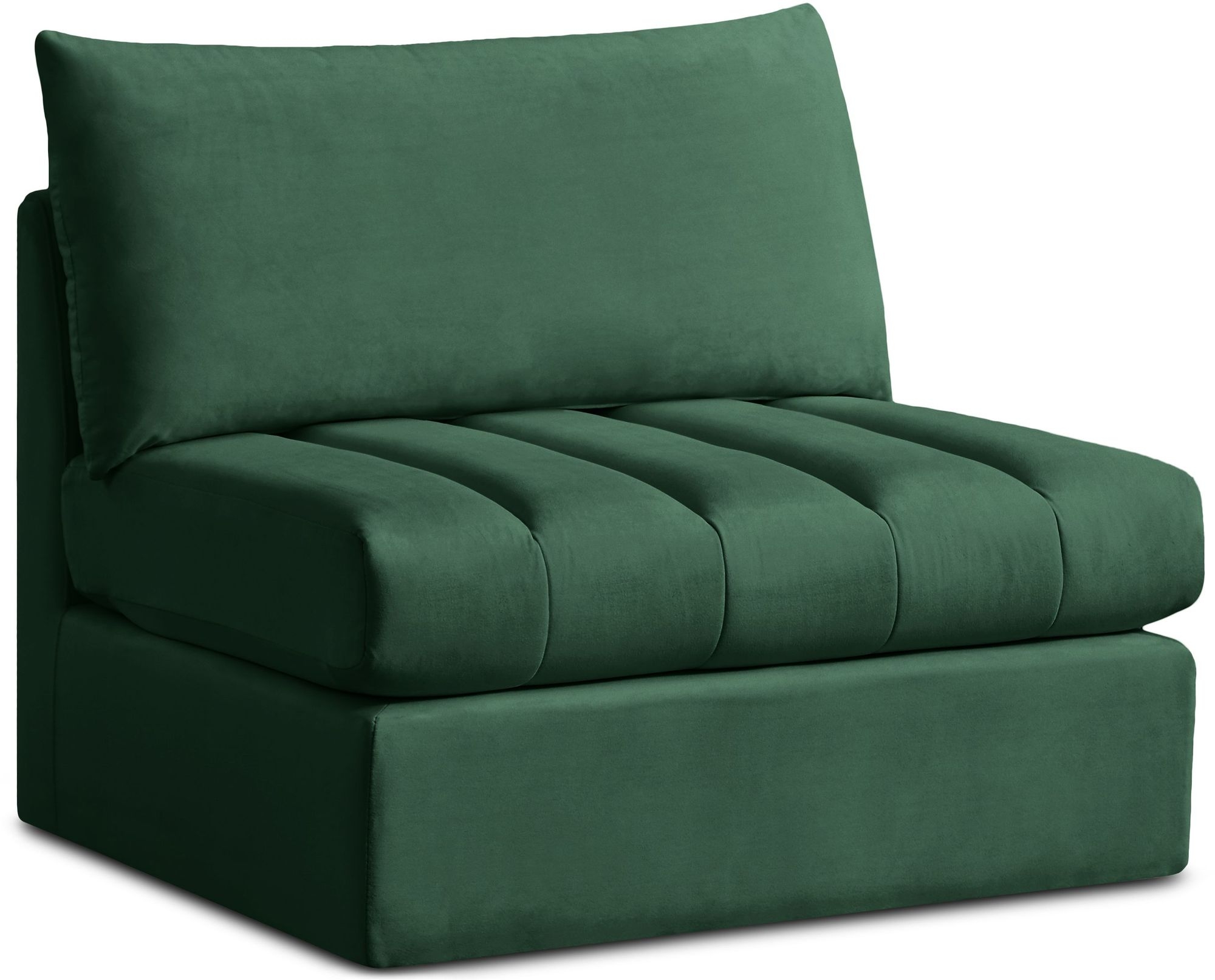Jacob Velvet Modular Armless Chair