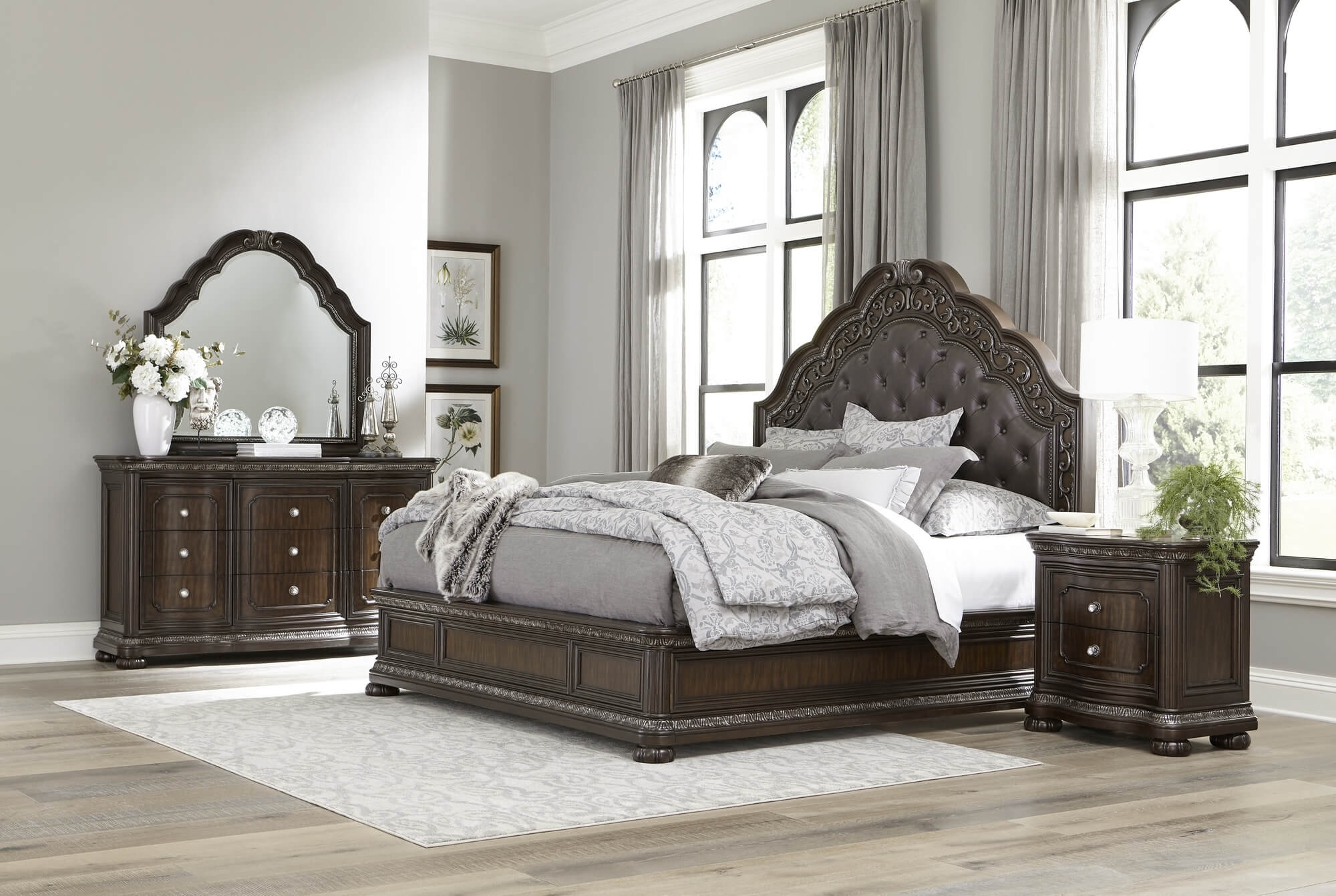 Beddington Tufted King Size Bed