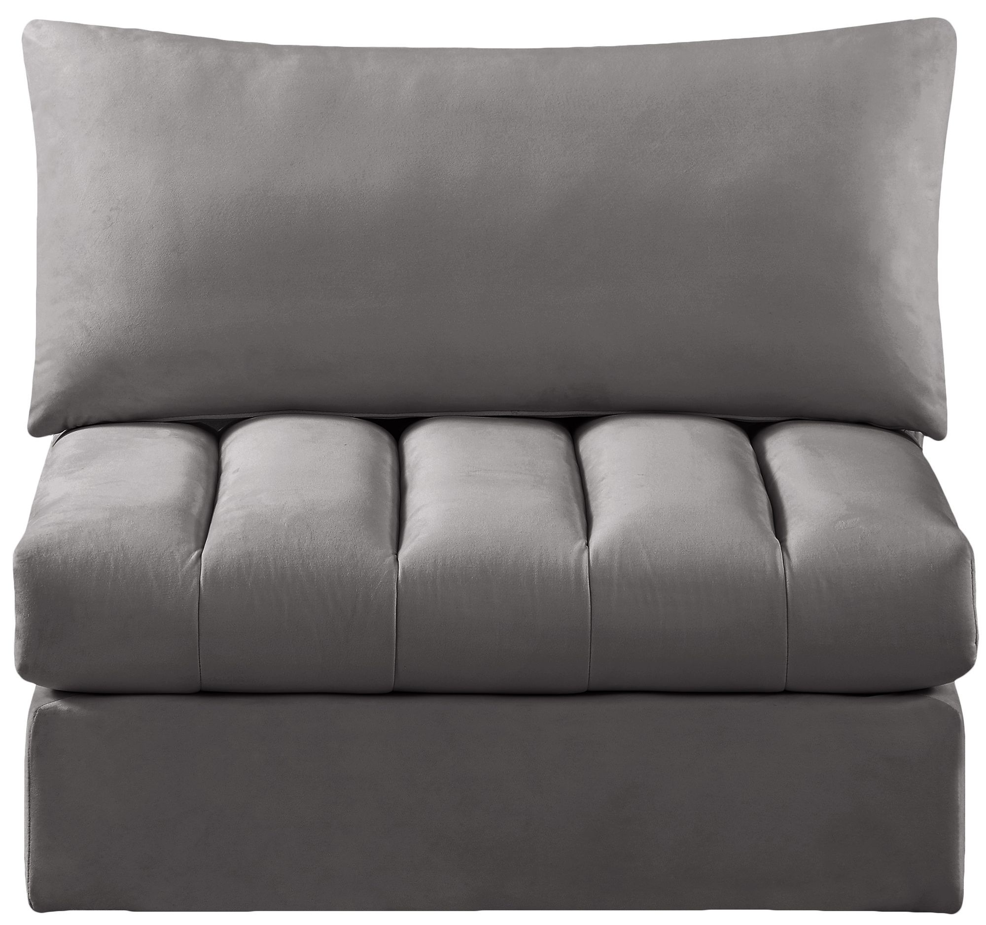Jacob Velvet Modular Armless Chair