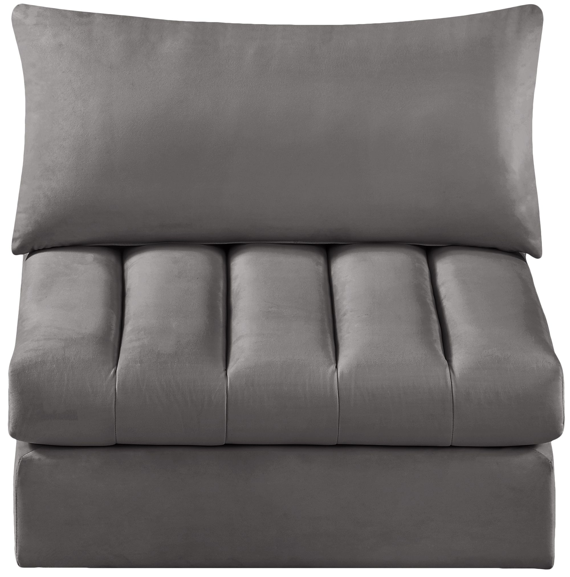 Jacob Velvet Modular Armless Chair
