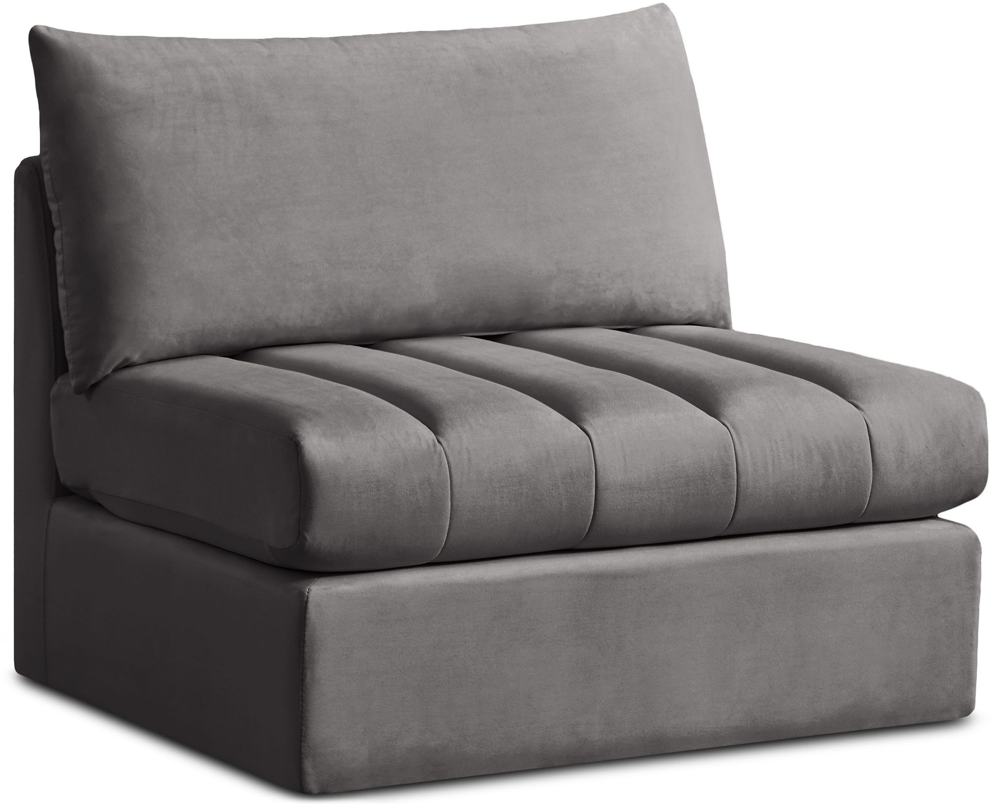 Jacob Velvet Modular Armless Chair
