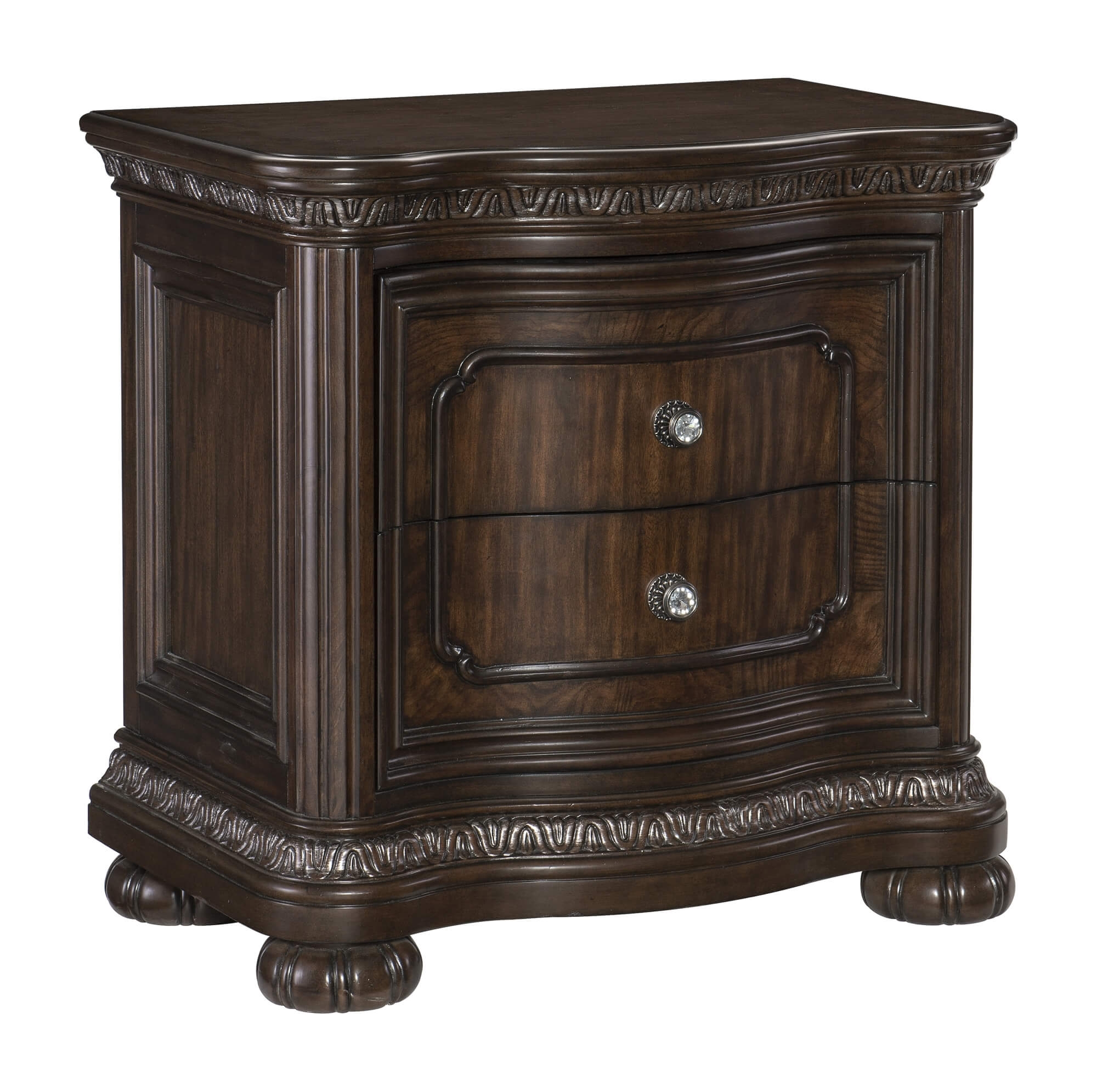 Beddington 2 Drawer Nightstand w/USB Port