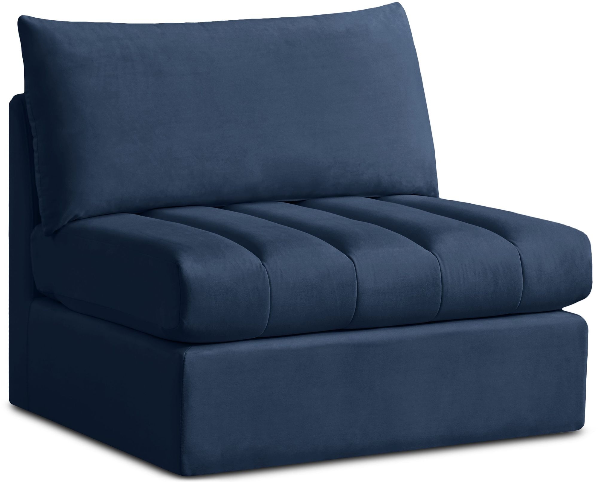 Jacob Velvet Modular Armless Chair