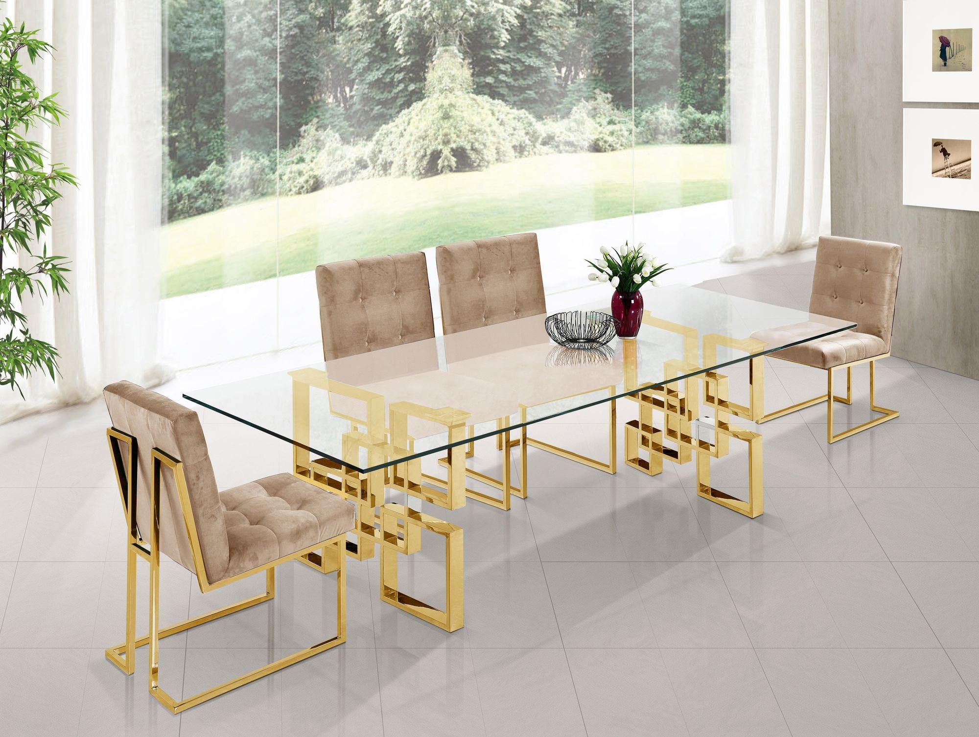 Pierre Velvet Dining Chair