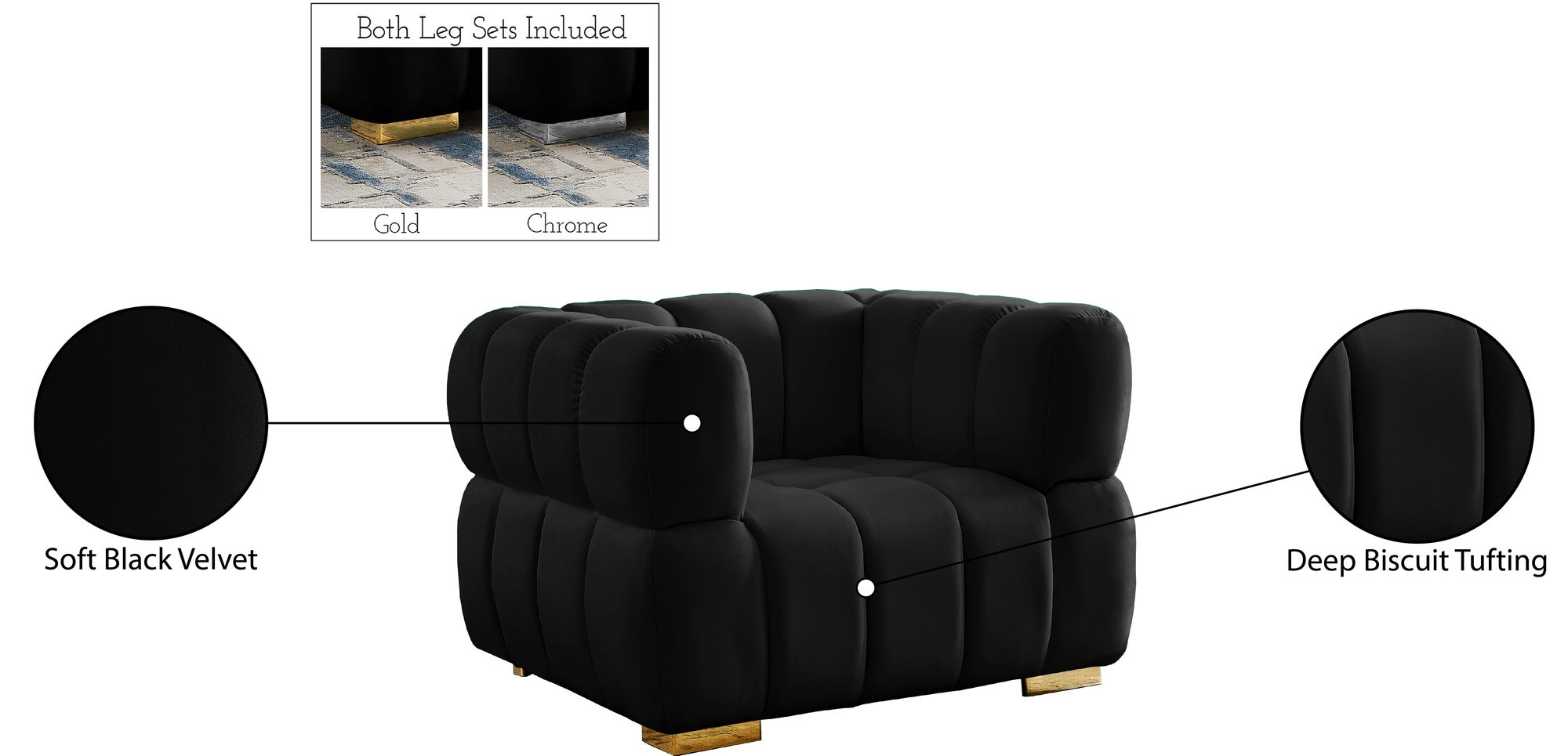Gwen Velvet Chair