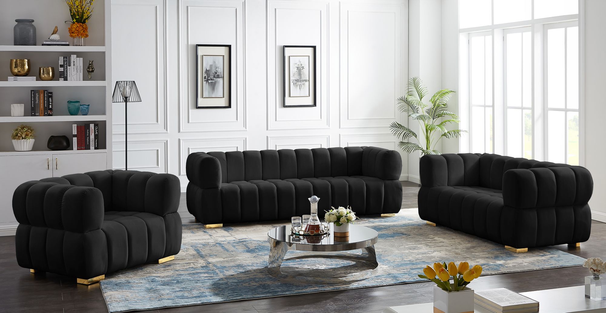 Gwen Velvet Loveseat