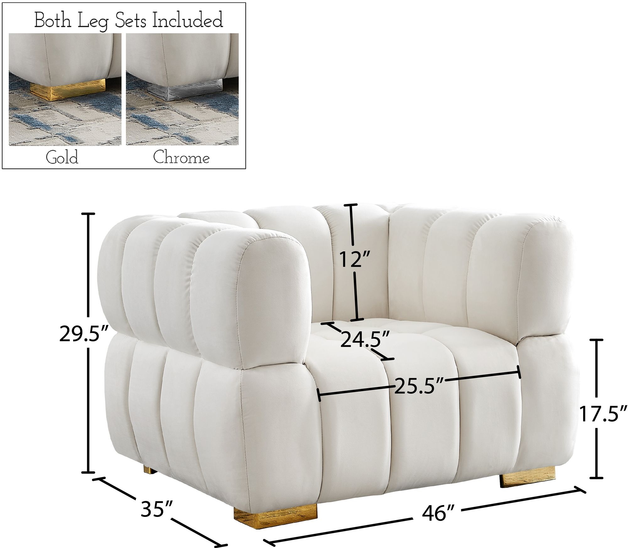 Gwen Velvet Chair