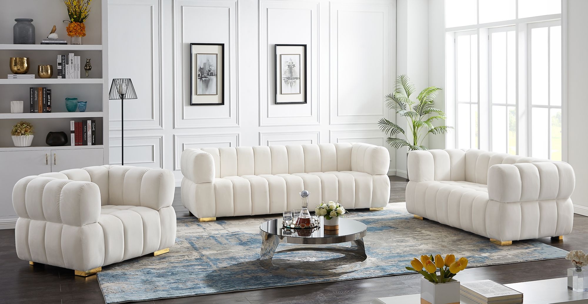 Gwen Velvet Loveseat