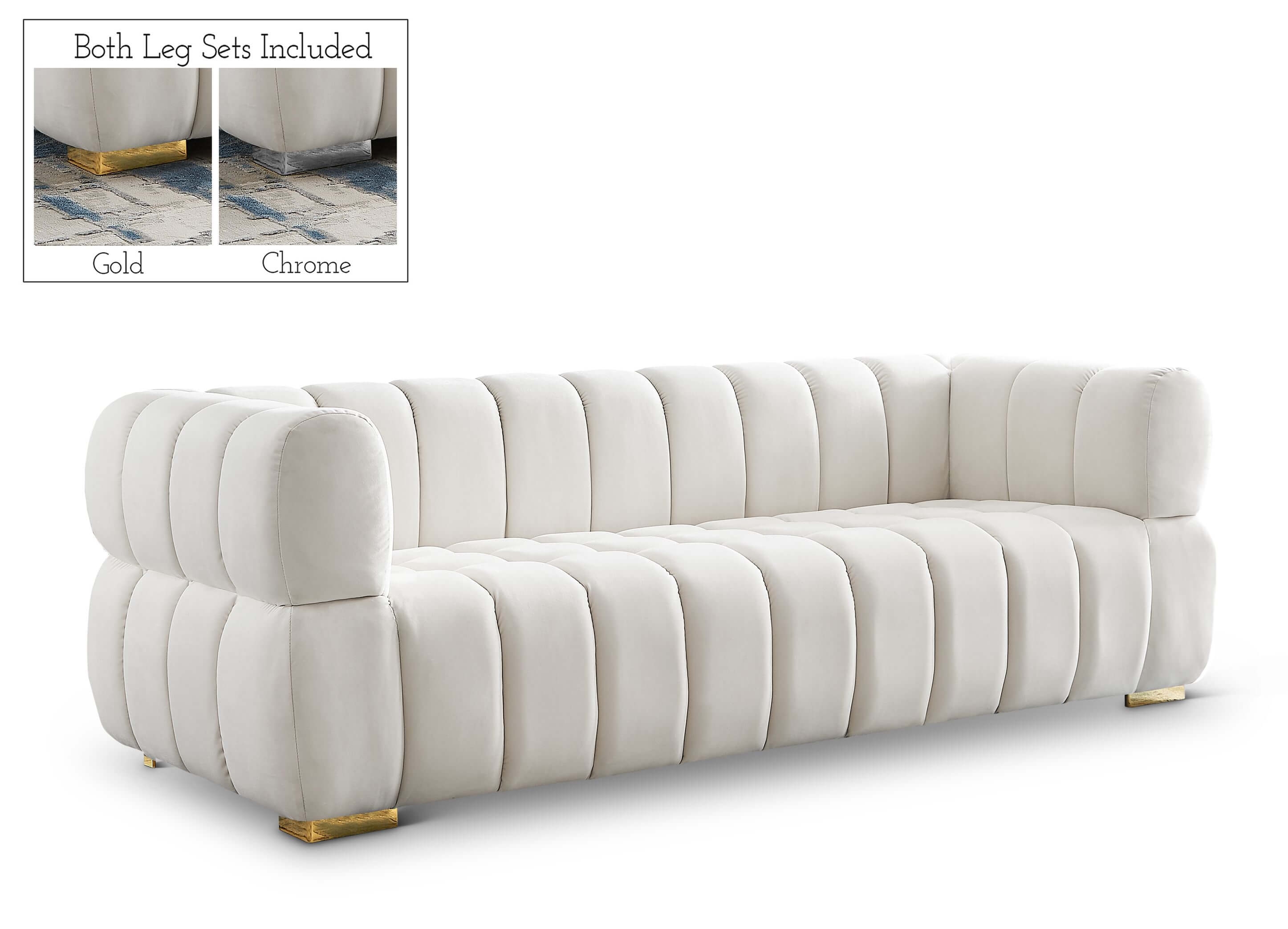 Gwen Velvet Sofa
