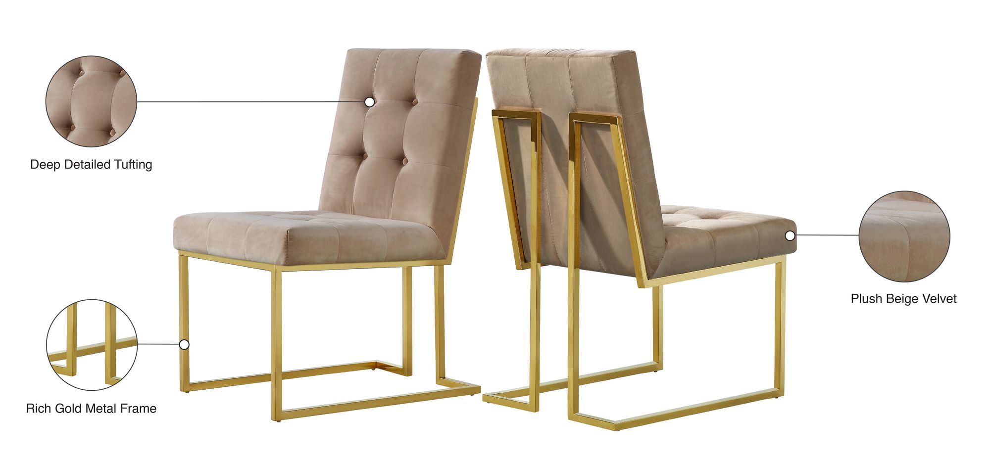 Pierre Velvet Dining Chair