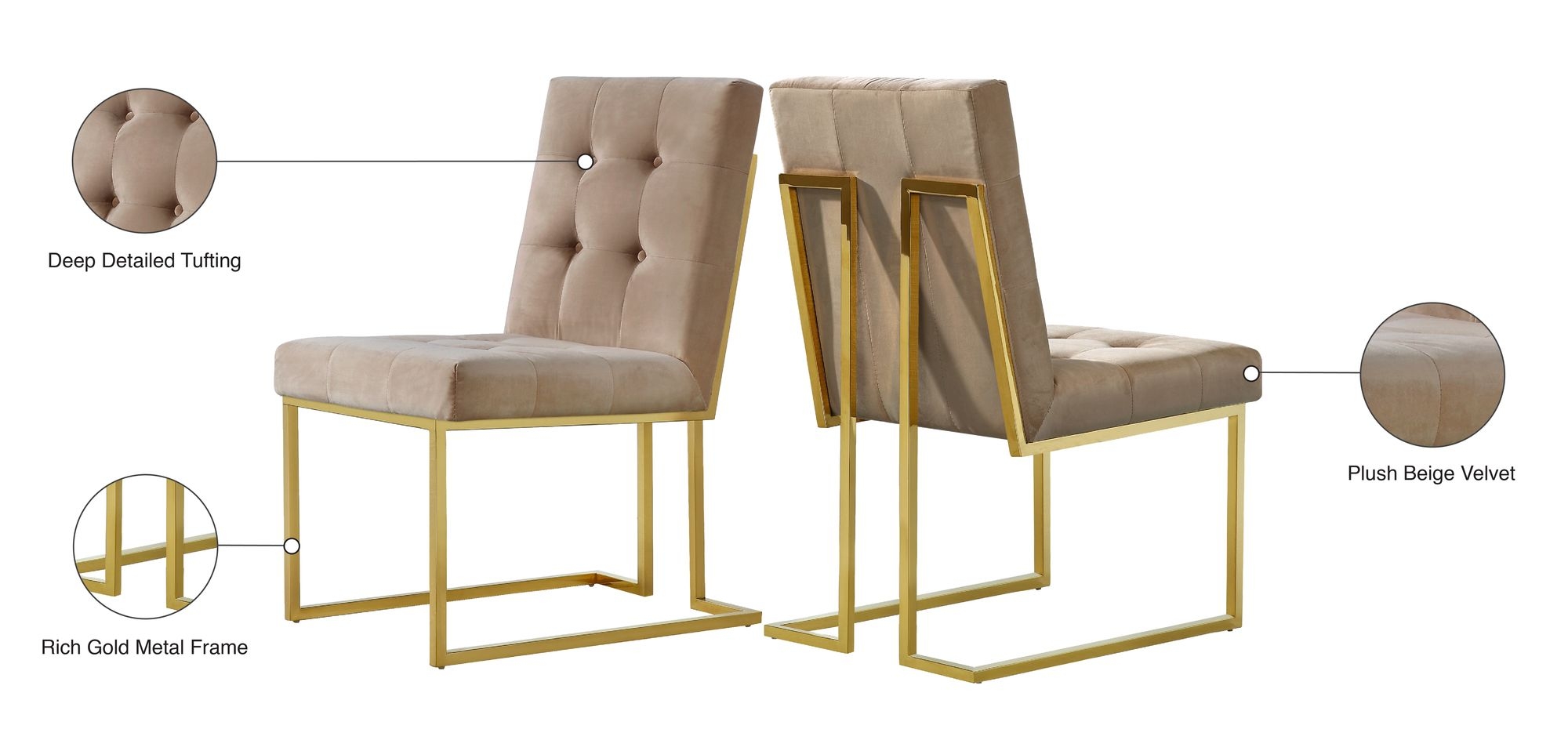 Pierre Velvet Dining Chair