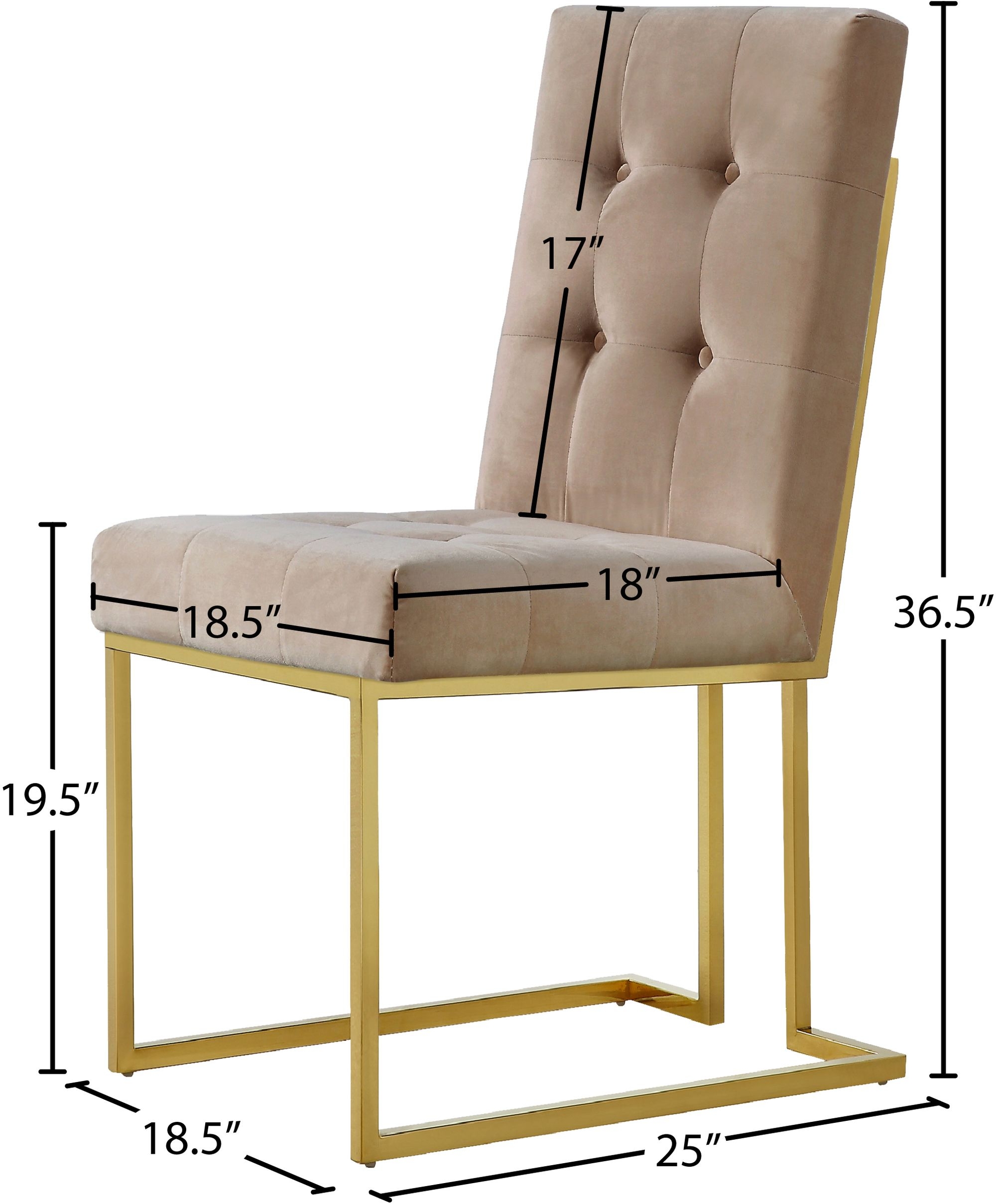 Pierre Velvet Dining Chair