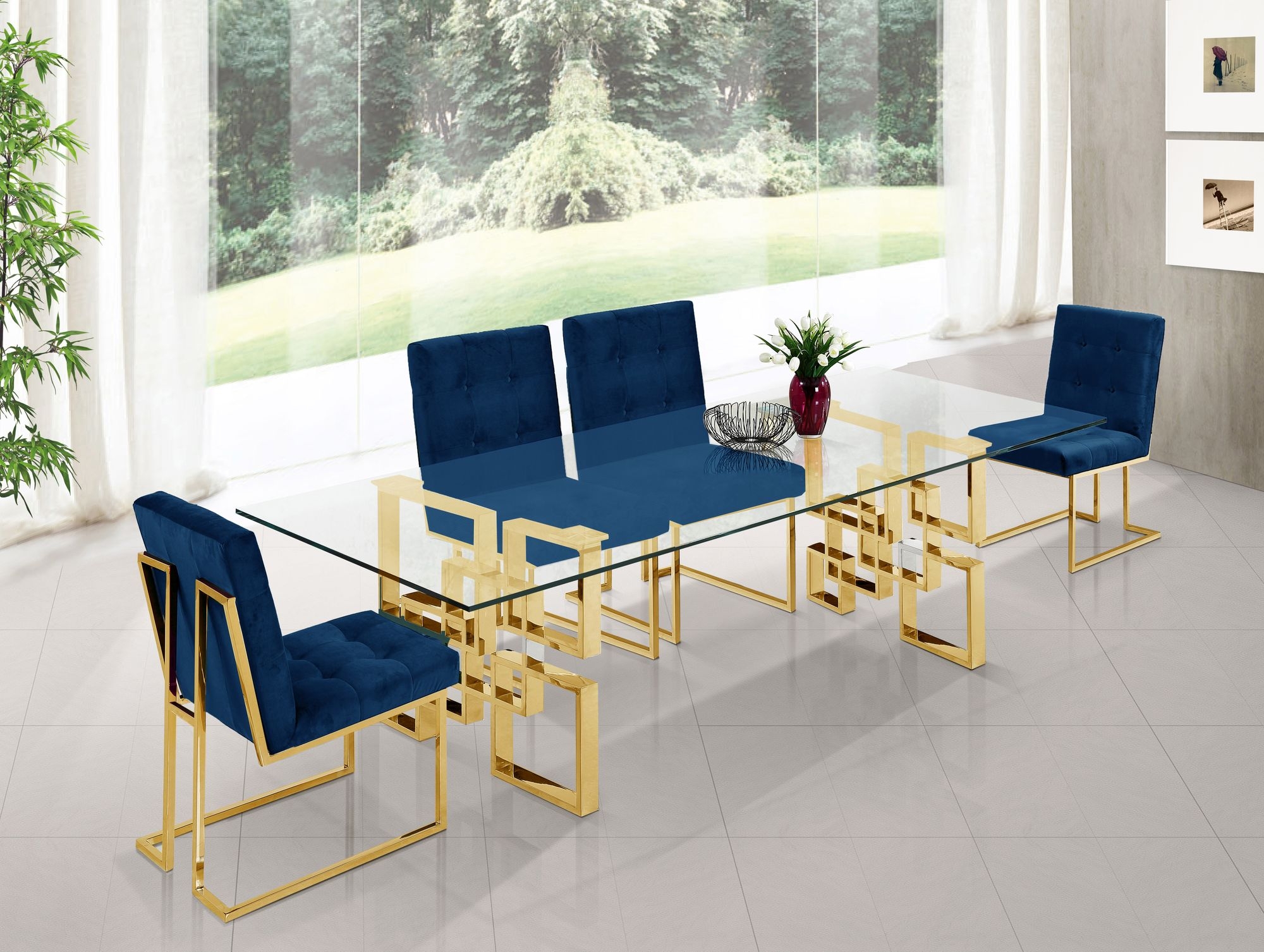 Pierre Velvet Dining Chair