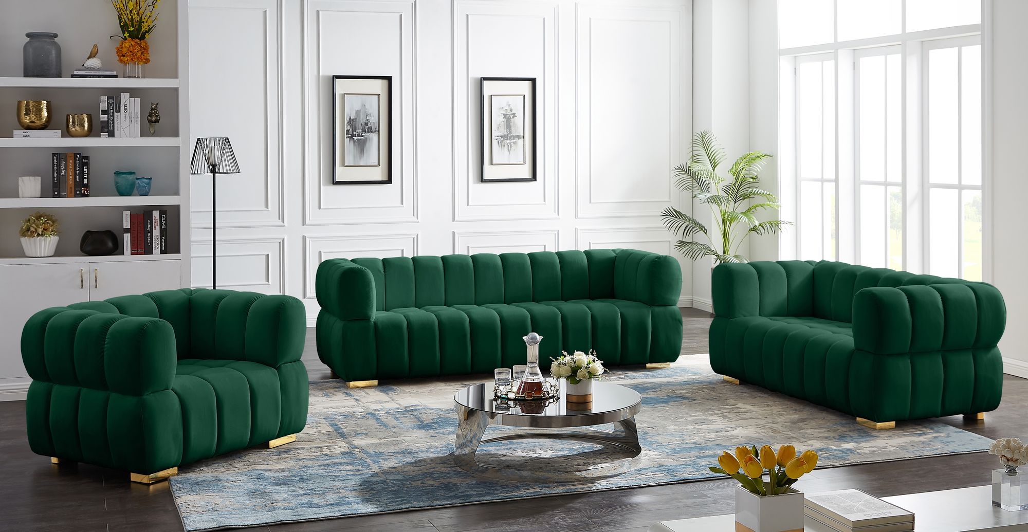 Gwen Velvet Loveseat