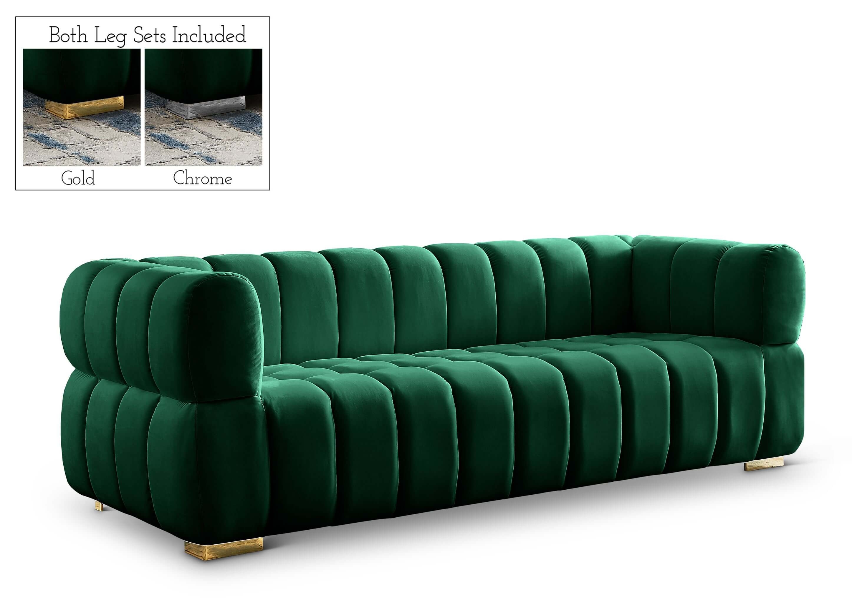 Gwen Velvet Sofa