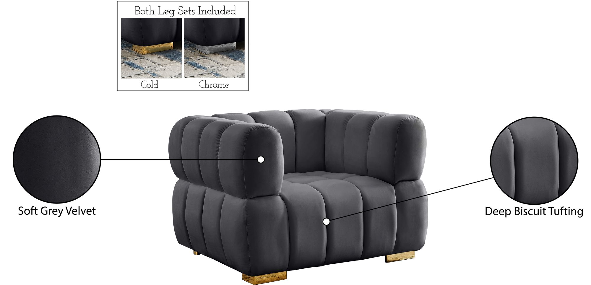 Gwen Velvet Chair