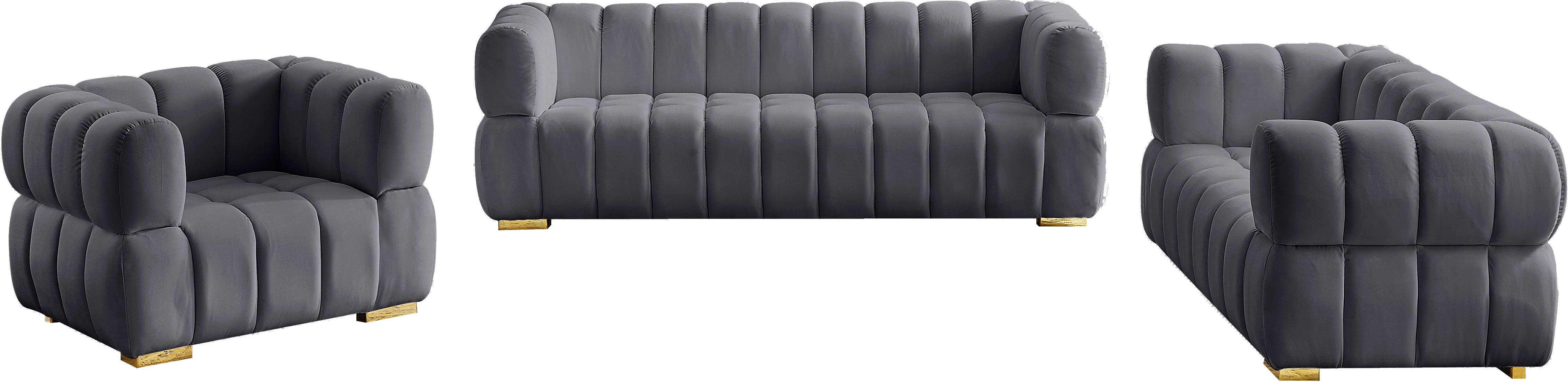 Gwen Velvet Sofa