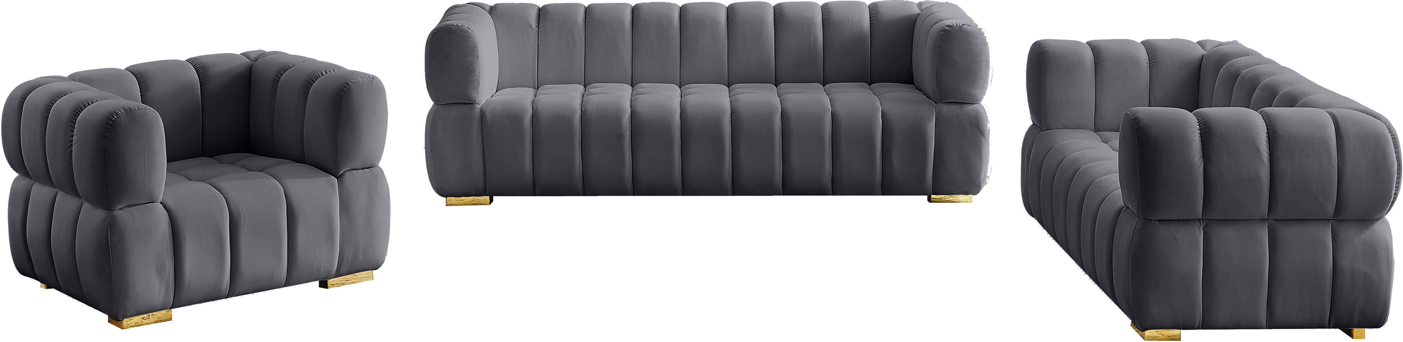 Gwen Velvet Sofa