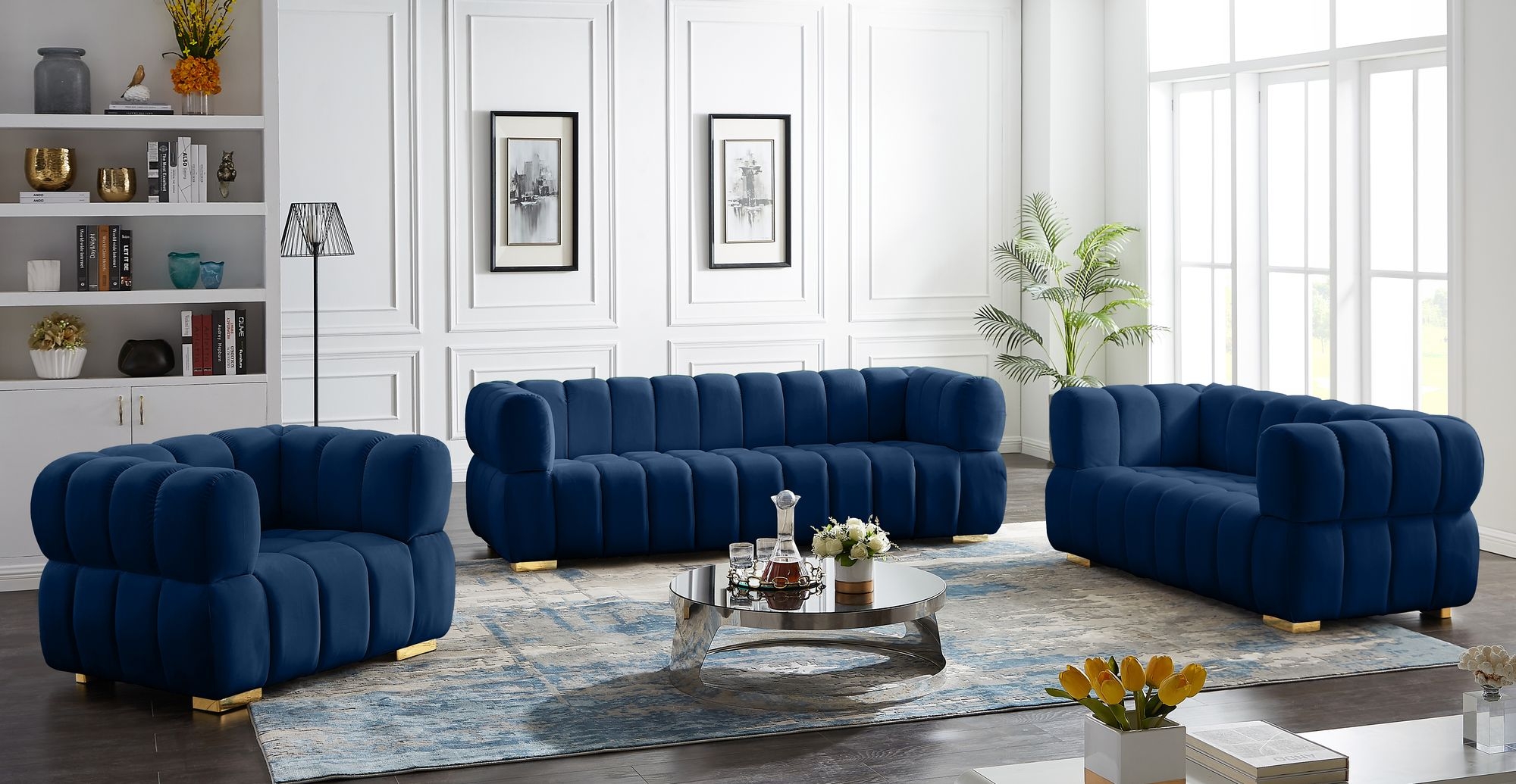 Gwen Velvet Loveseat