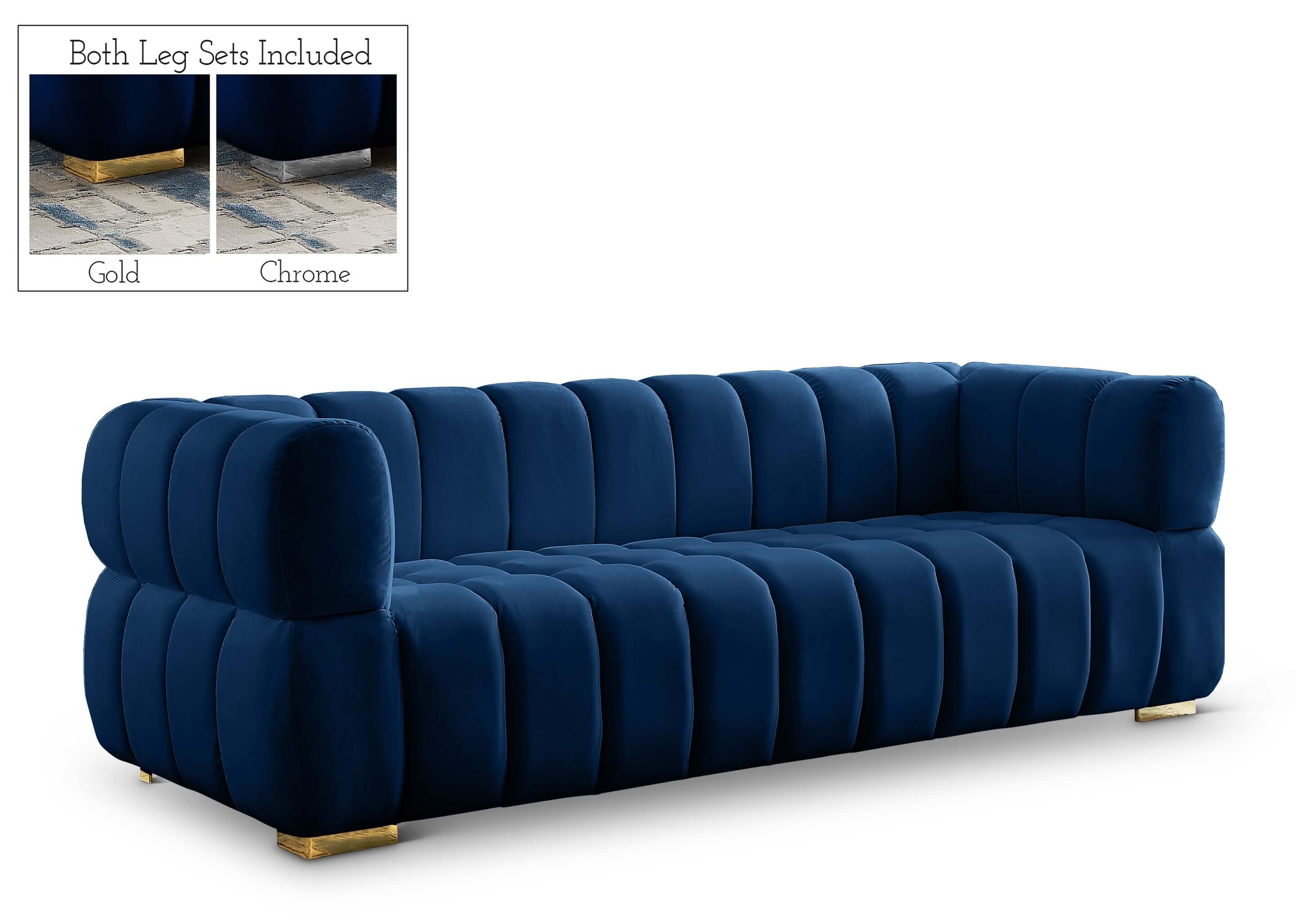 Gwen Velvet Sofa