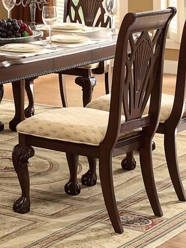 Norwich Leg Classic Fabric/Wood Dining Chair by Homelegance