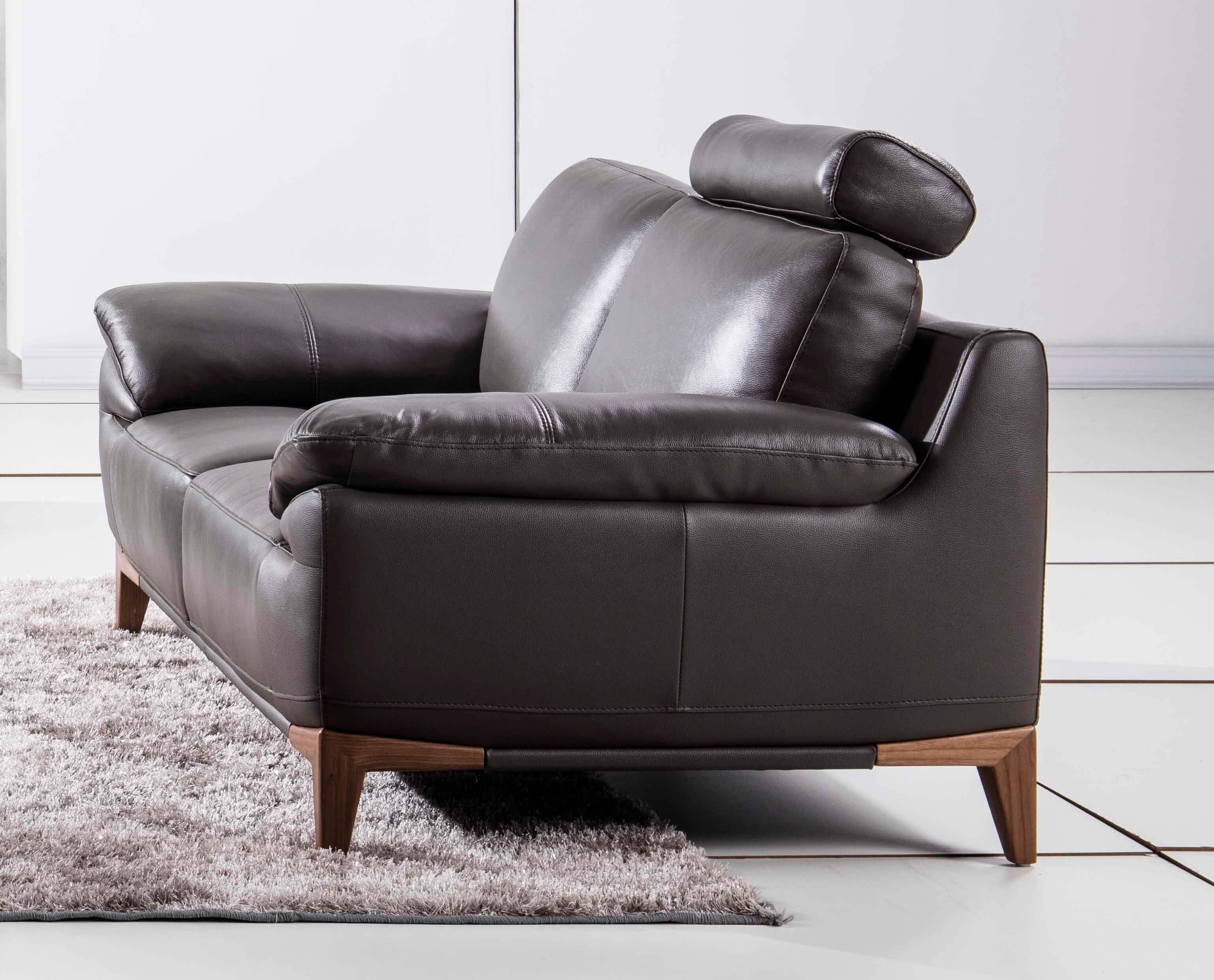 S93 Top Grain Leather Match Loveseat