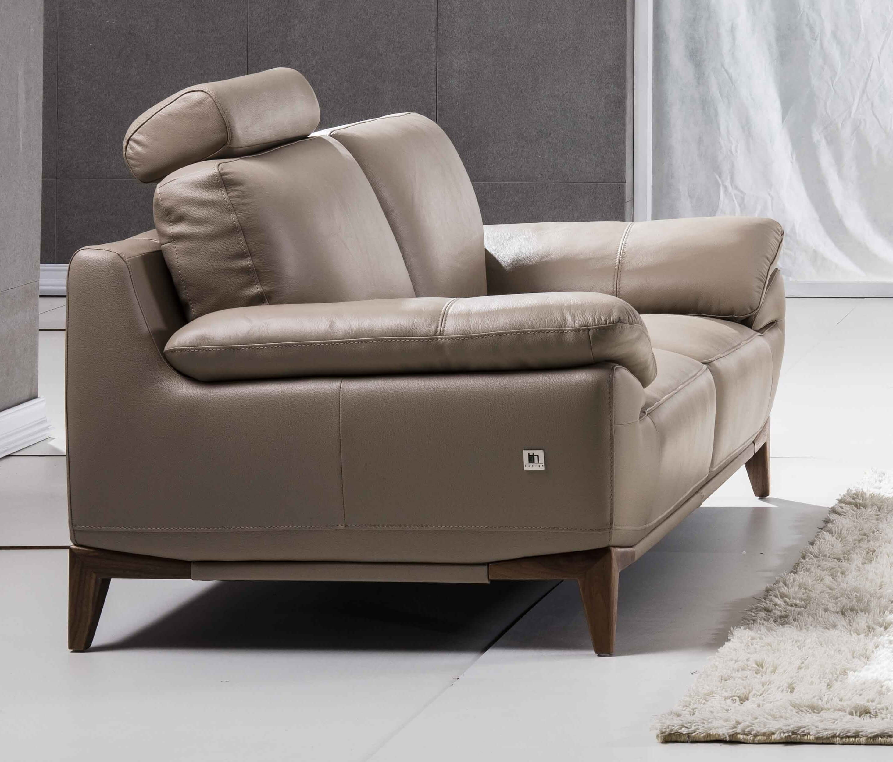 S93 Top Grain Leather Match Loveseat