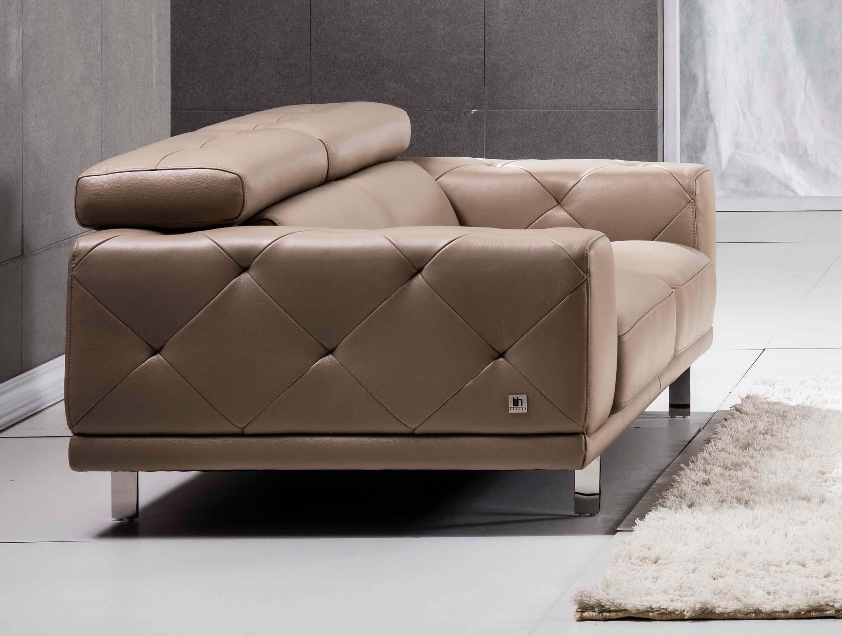 S116 Top Grain Leather Match Living Room Set