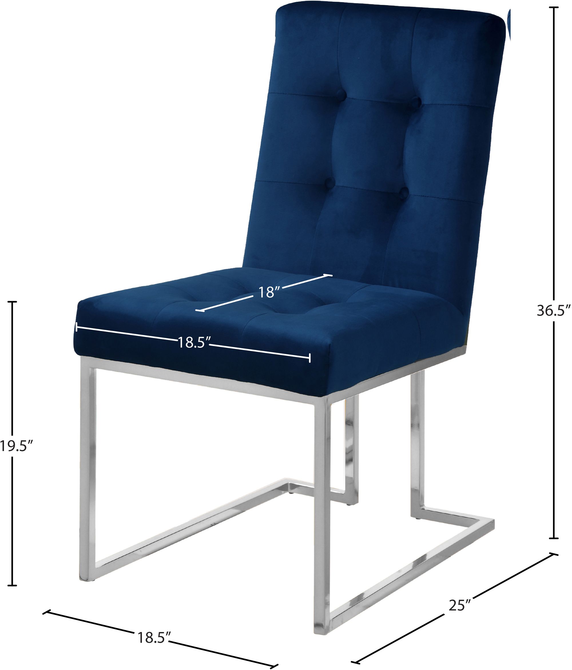 Alexis Velvet Dining Chair