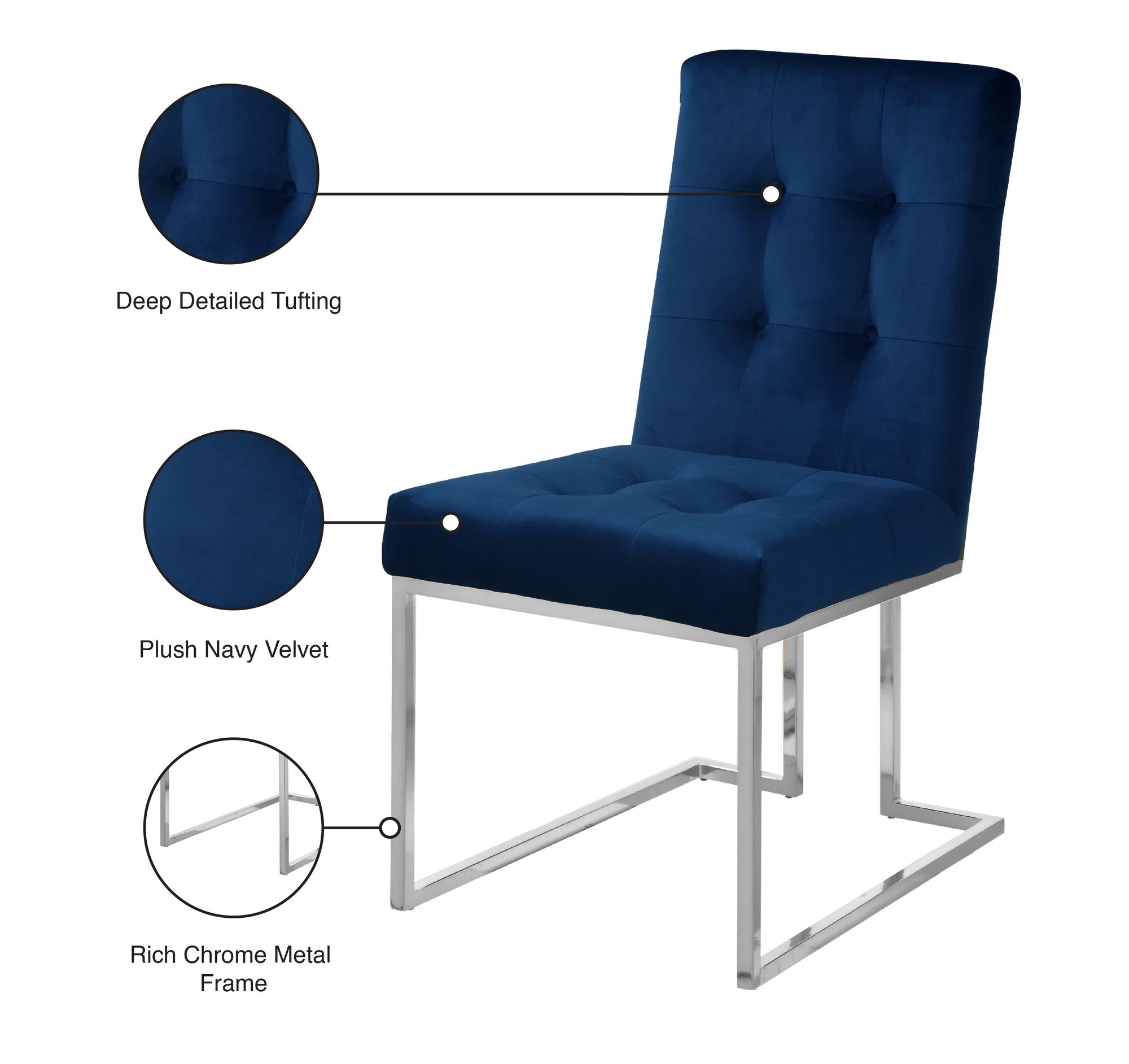 Alexis Velvet Dining Chair