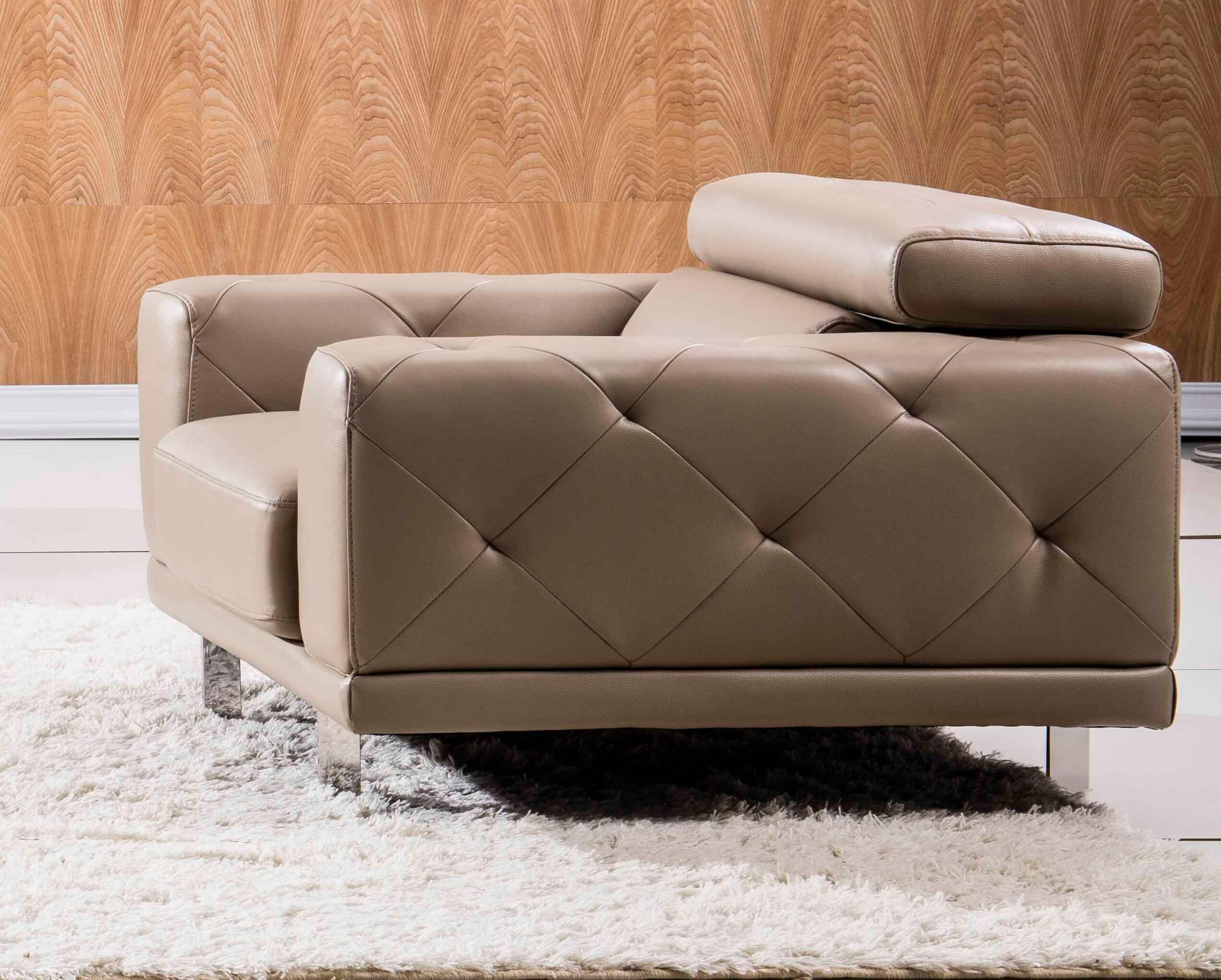 S116 Top Grain Leather Match Chair