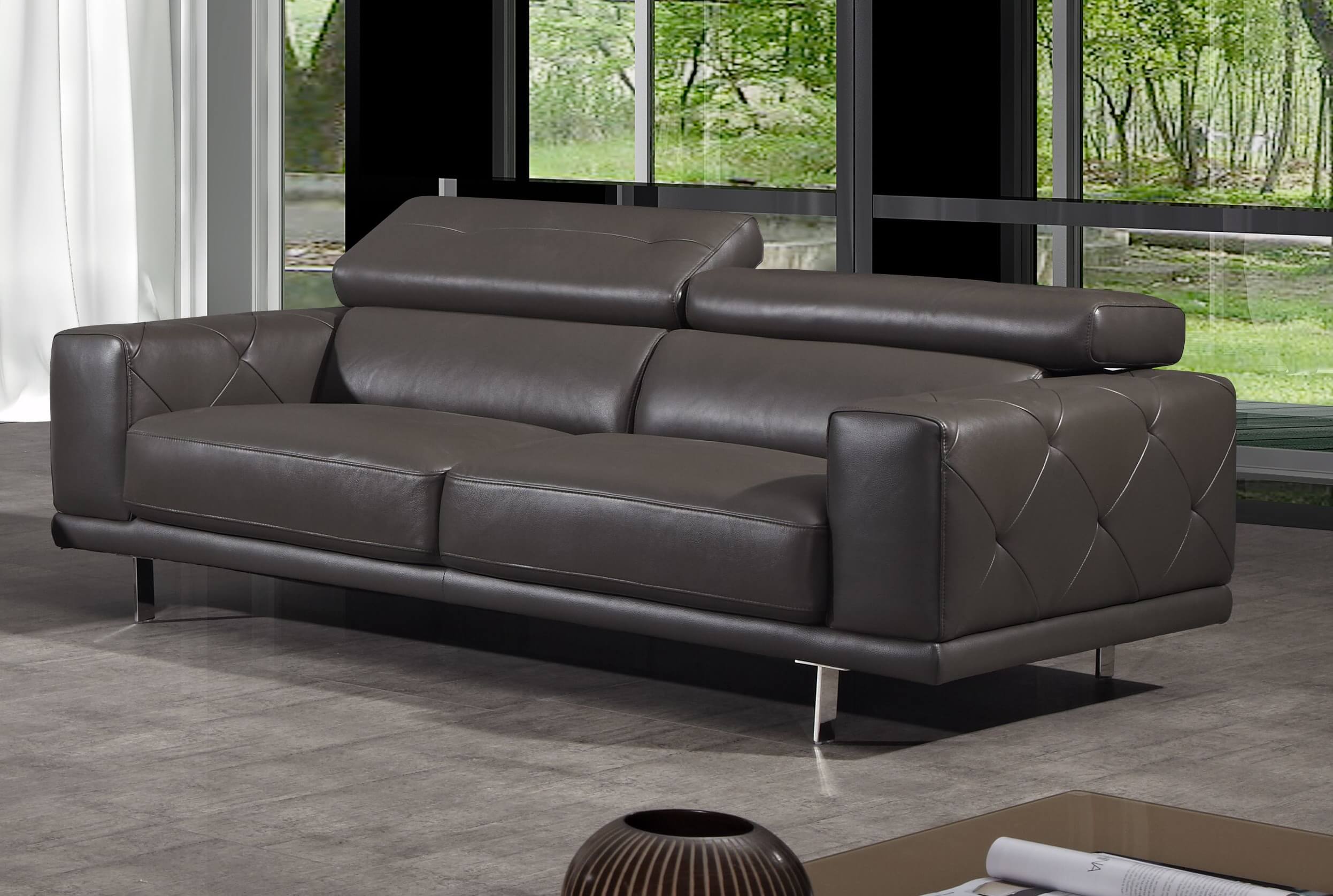 S116 Top Grain Leather Match Sofa